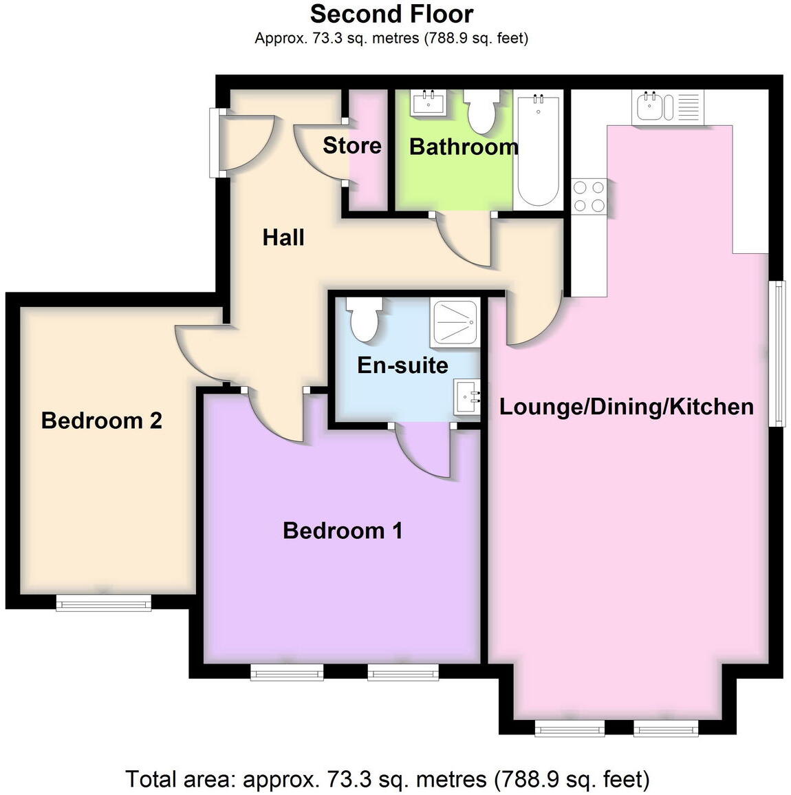 Leyland Road, Southport floorplan