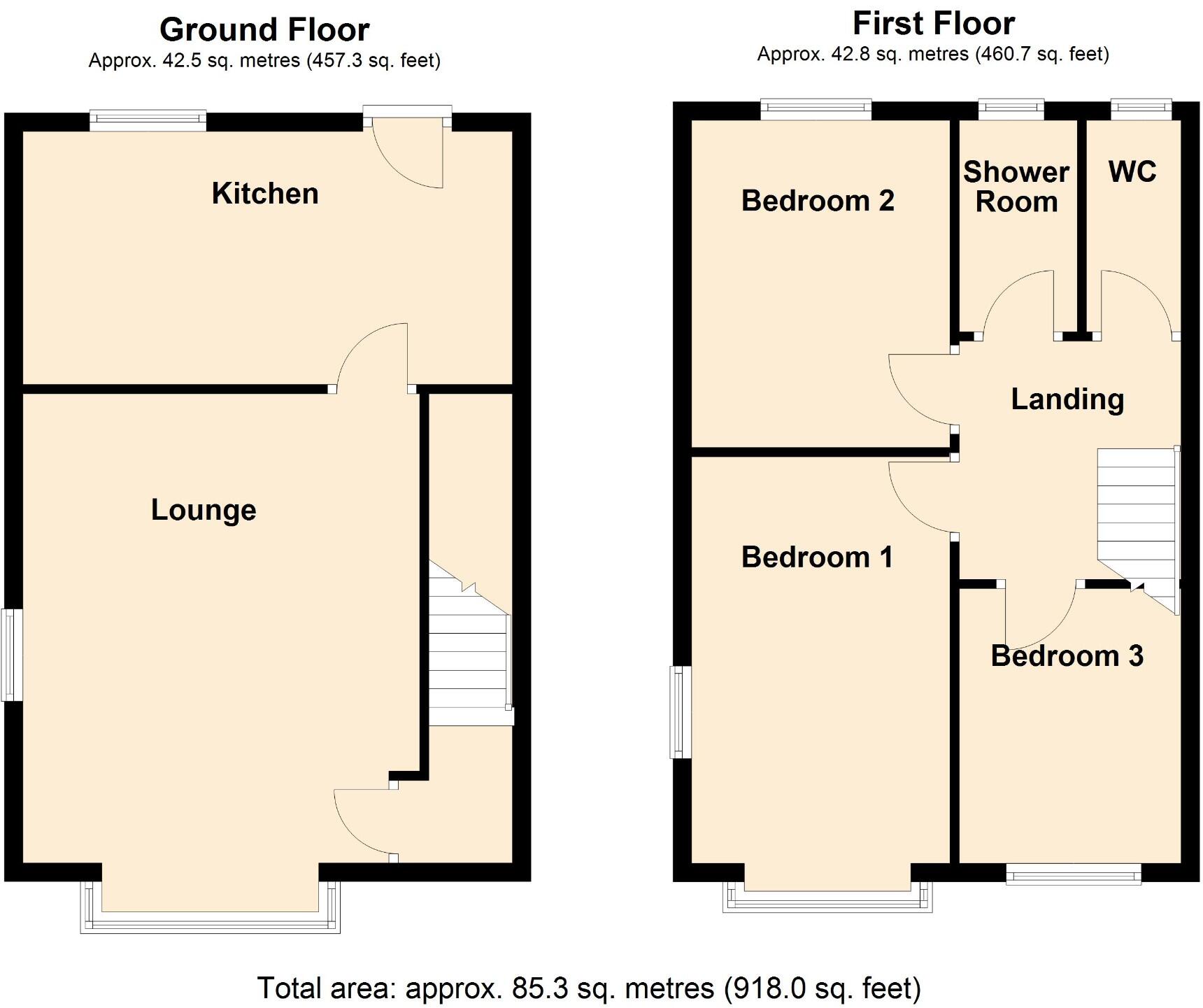 Downside Crescent, Bradford, West Yorkshire, BD15 floorplan