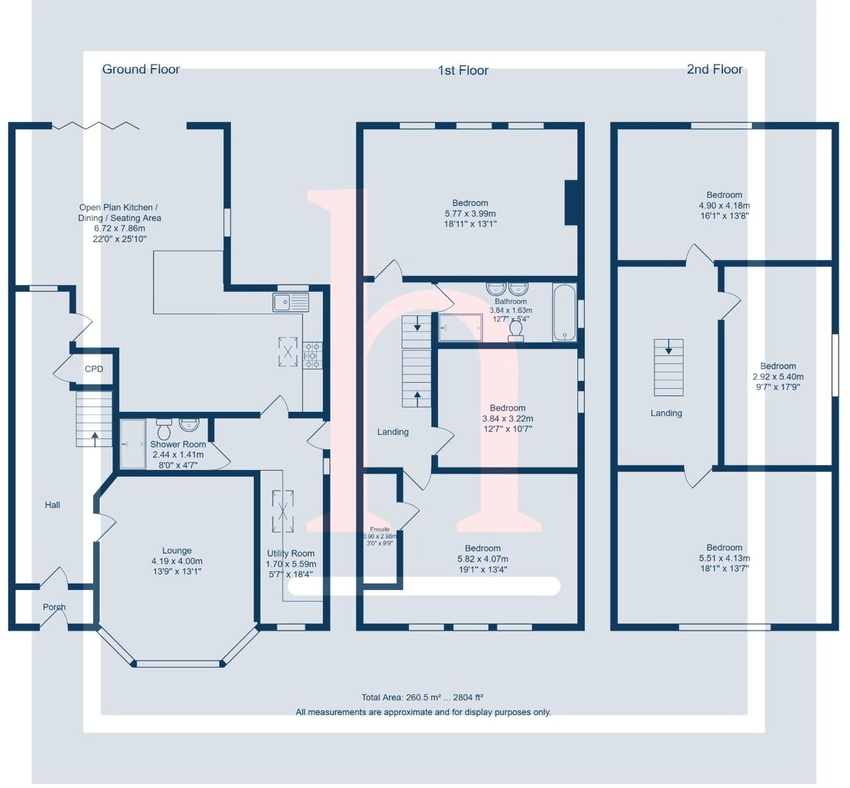 Bennetts Hill, Oxton, CH43 floorplan