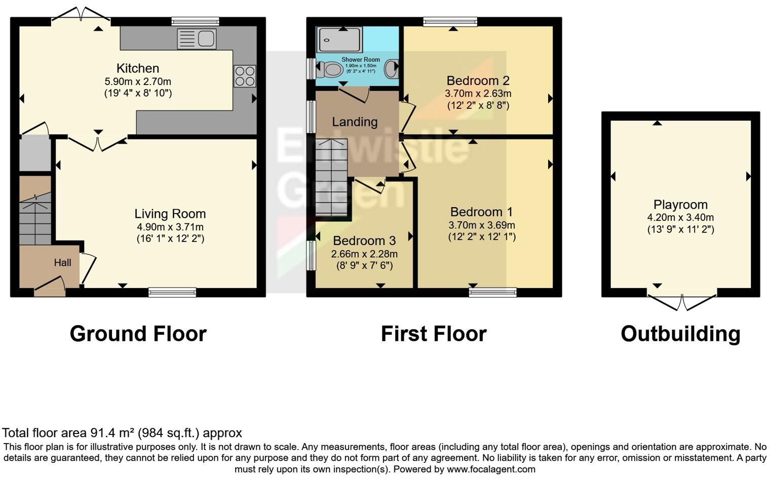 Ringstone Crescent, Nelson, Lancashire, BB9 floorplan