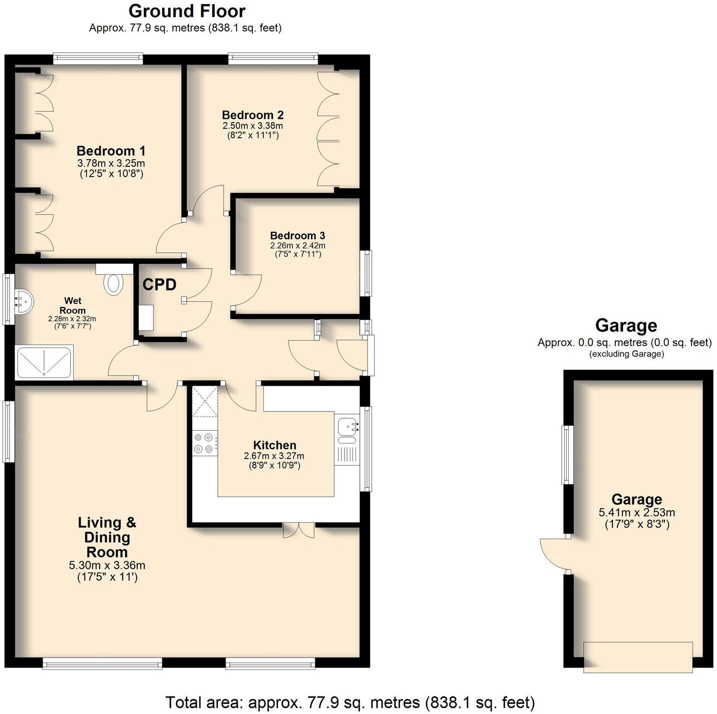 Hayes Drive, Halfway, S20 floorplan