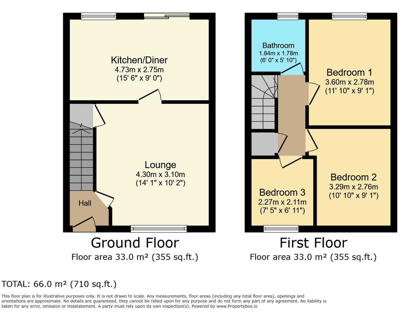 South Hayes Copse, Landkey, Barnstaple, Devon, EX32 floorplan