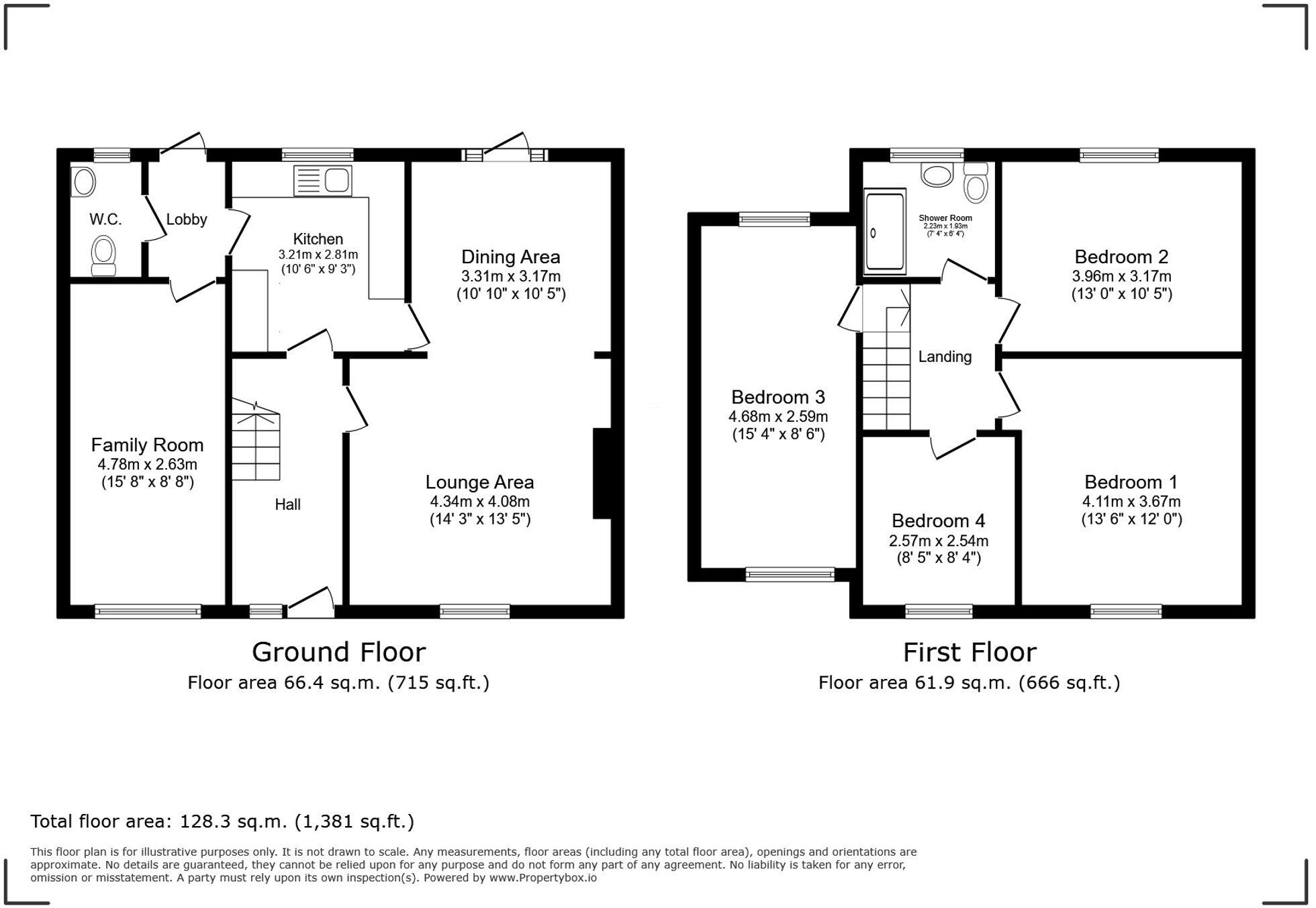 112, Ridgeway Road, Rumney, CF3 floorplan