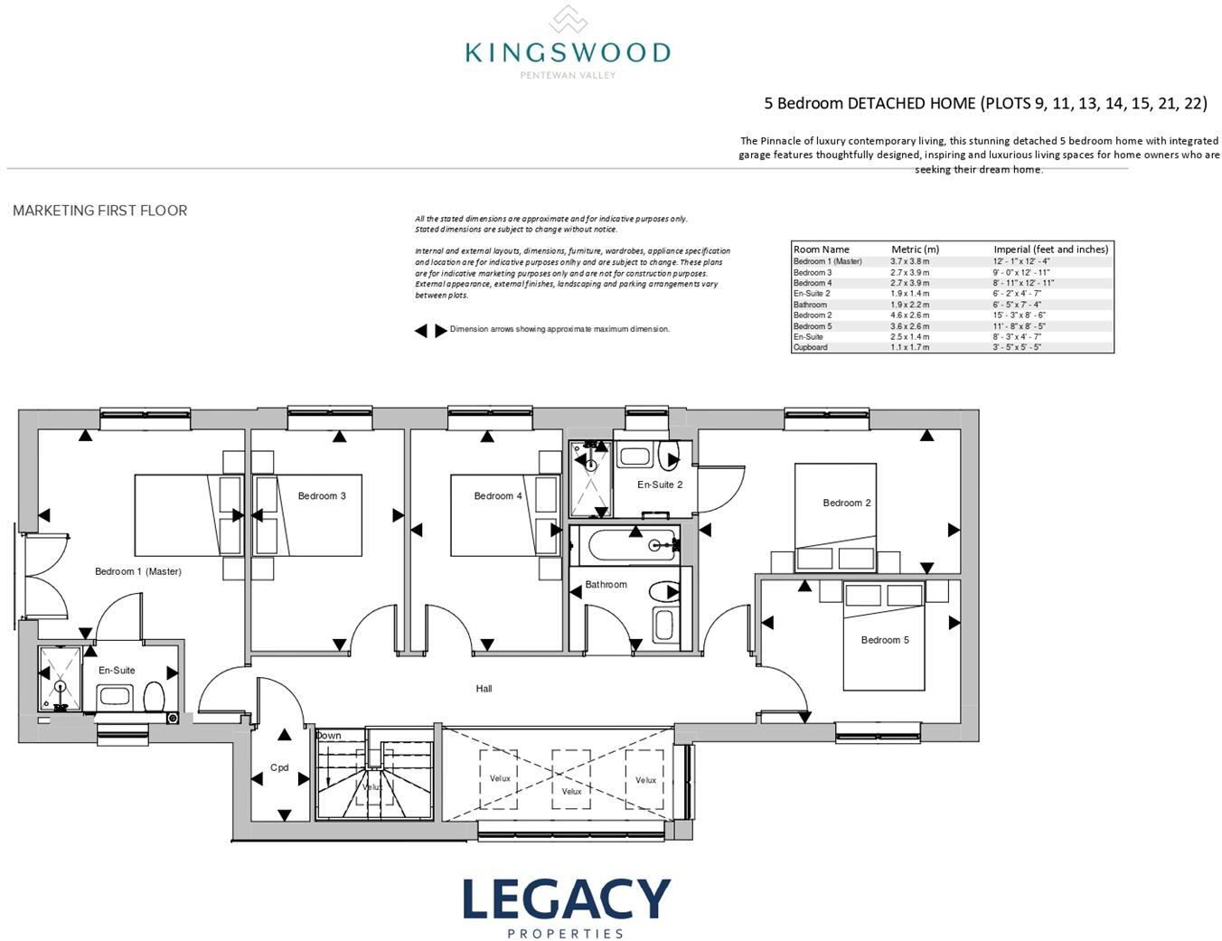 Kingswood, Pentewan Valley floorplan