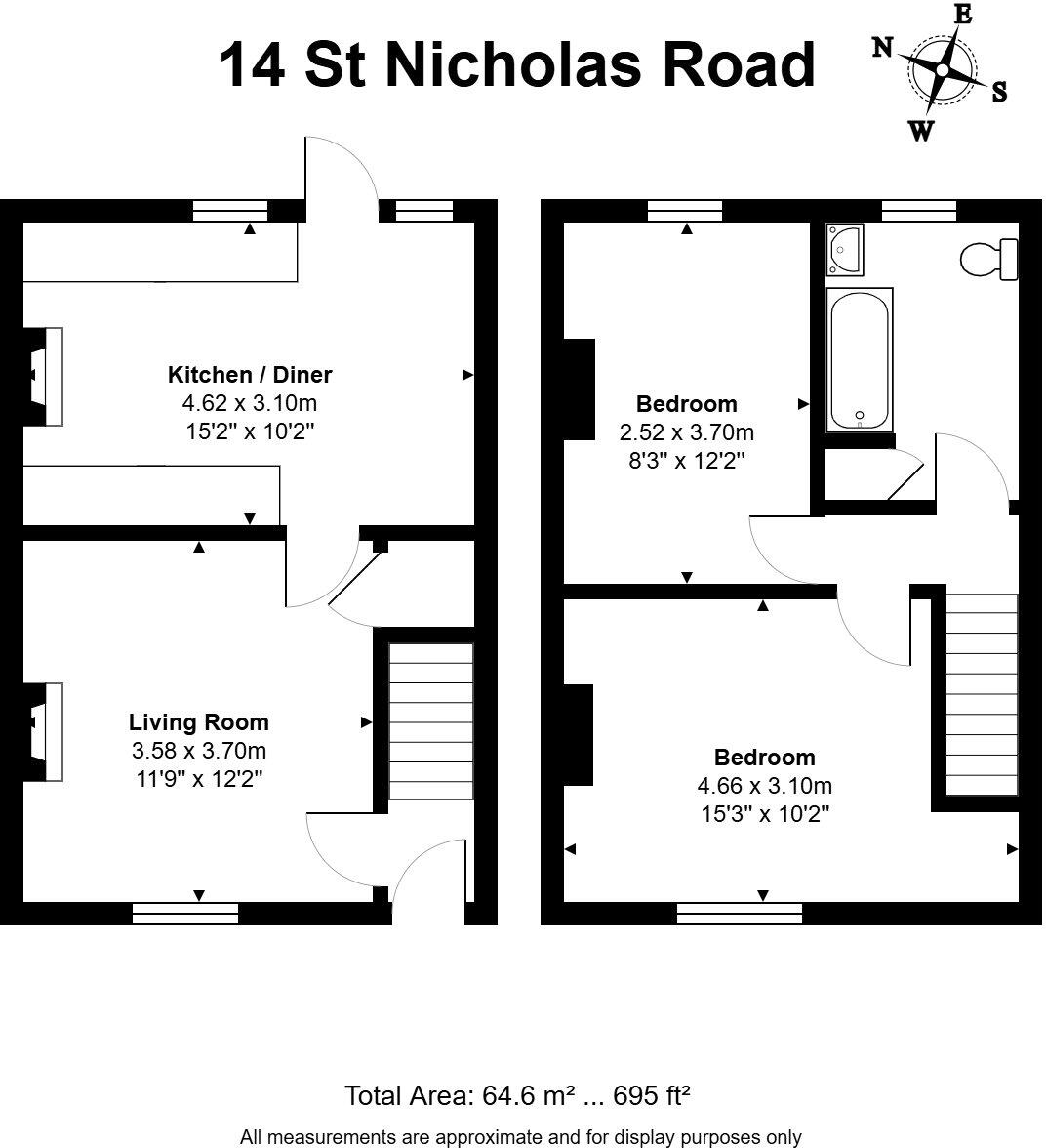St Nicholas Road, Newbury, Berkshire, RG14 floorplan