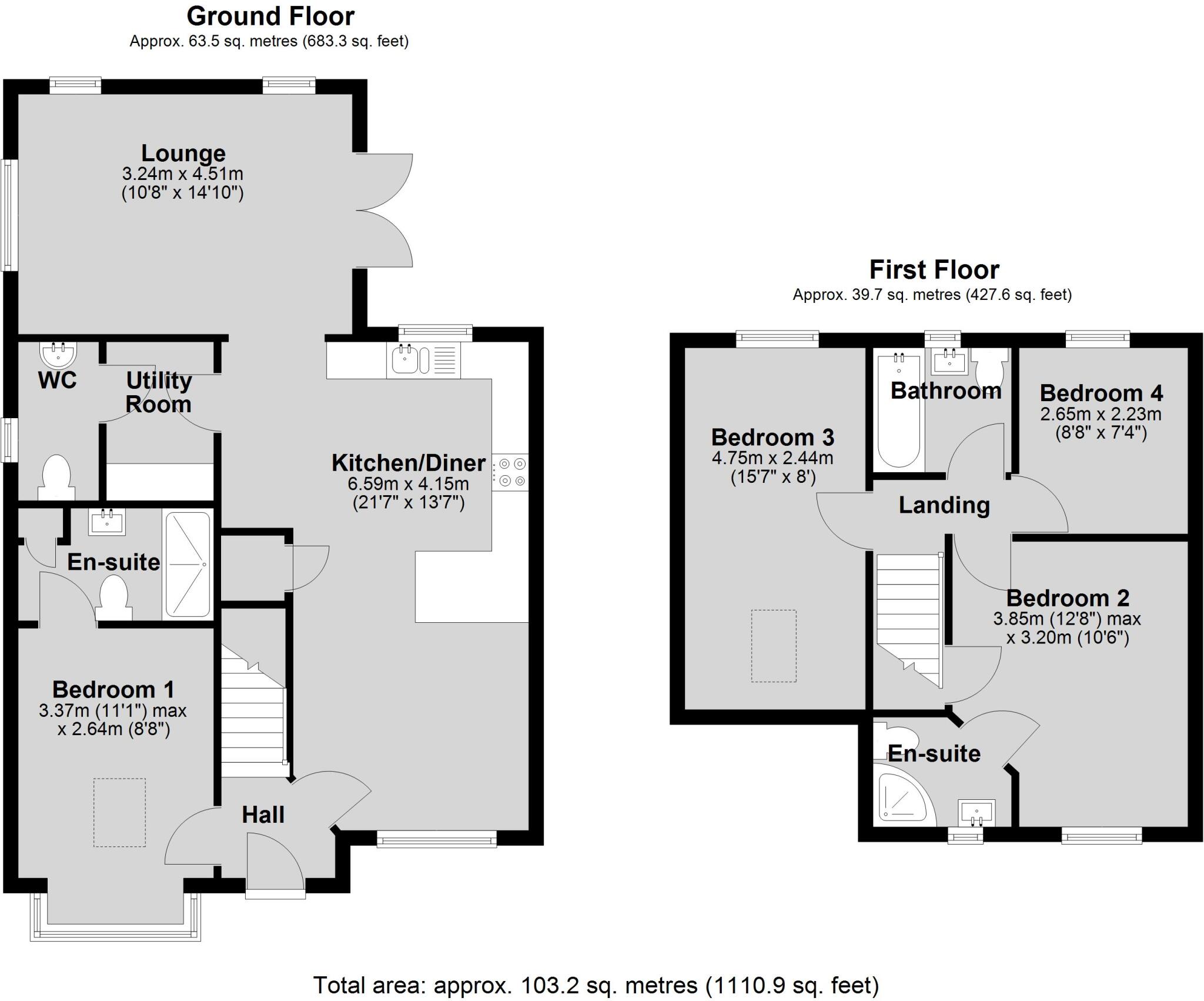 Adelaide Close, Waddington floorplan