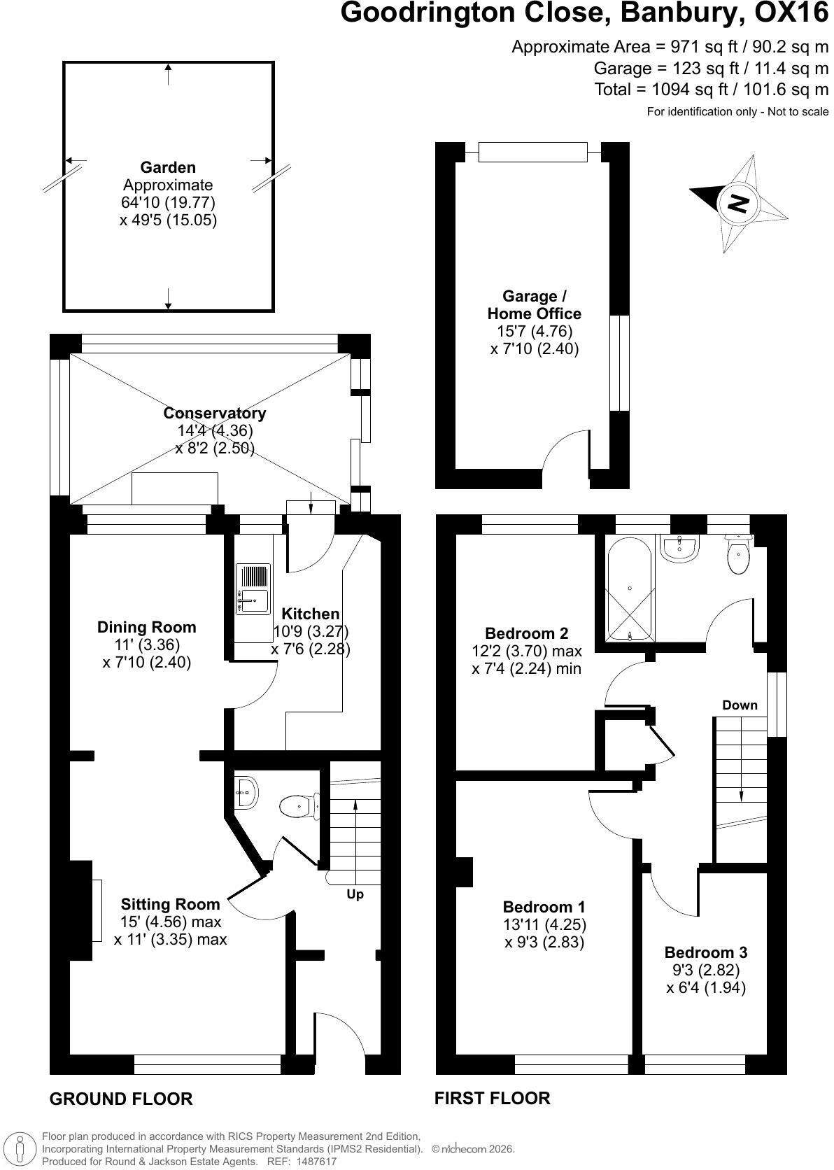 Goodrington Close, Banbury floorplan