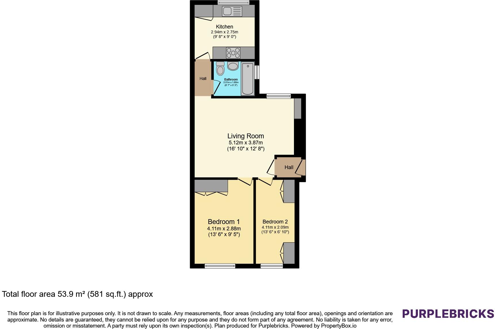 62 Gloucester Avenue, London, NW1 floorplan