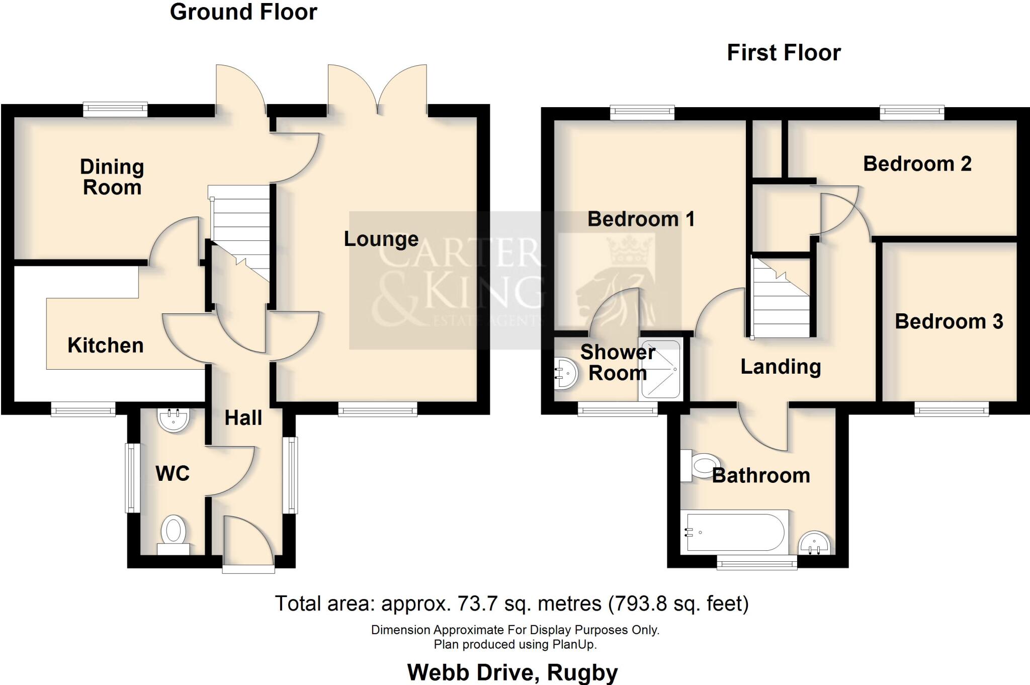 Webb Drive, Boughton Vale, Rugby floorplan