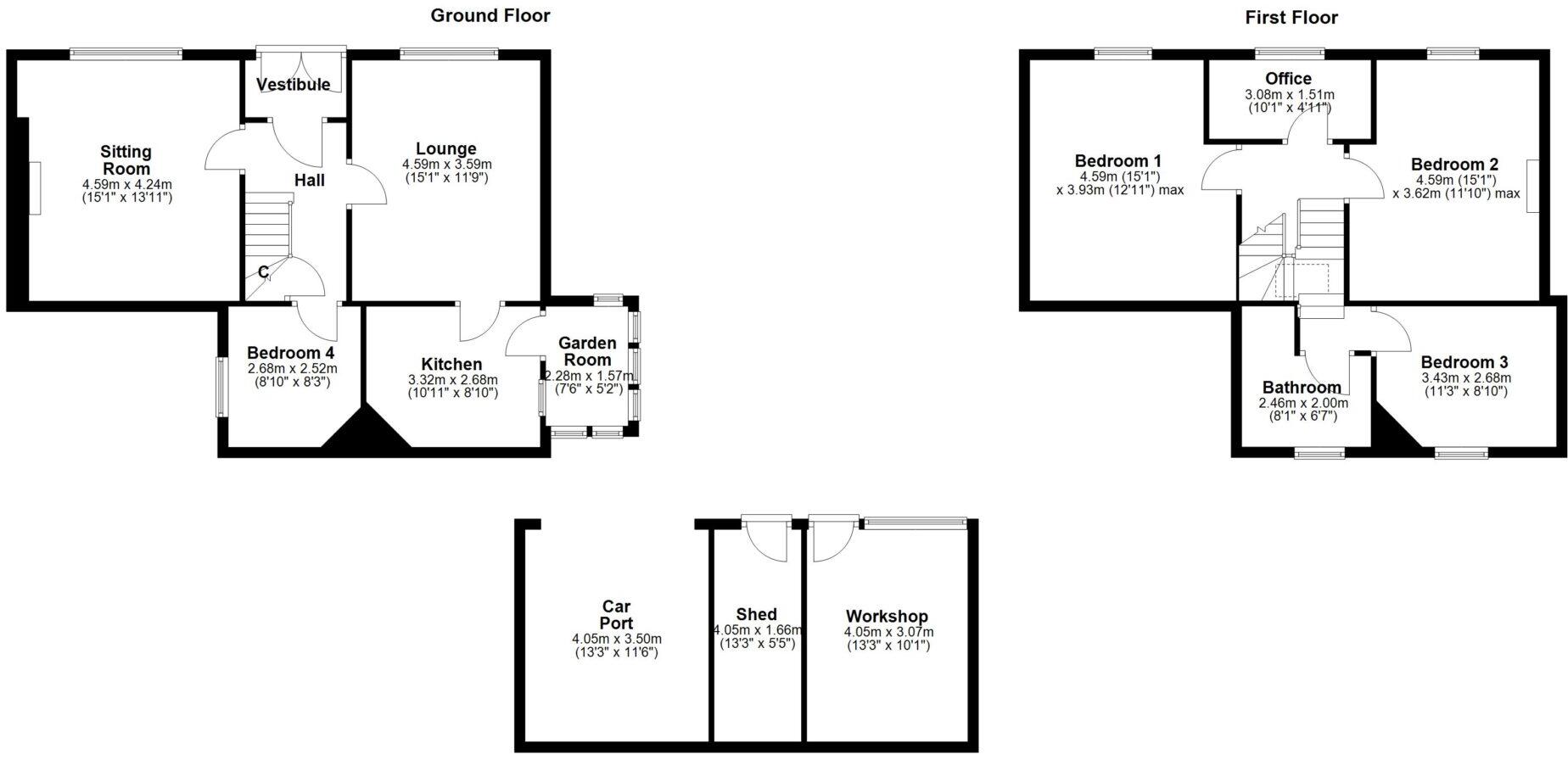 4 Welltrees Street, Maybole, KA19 7AW floorplan