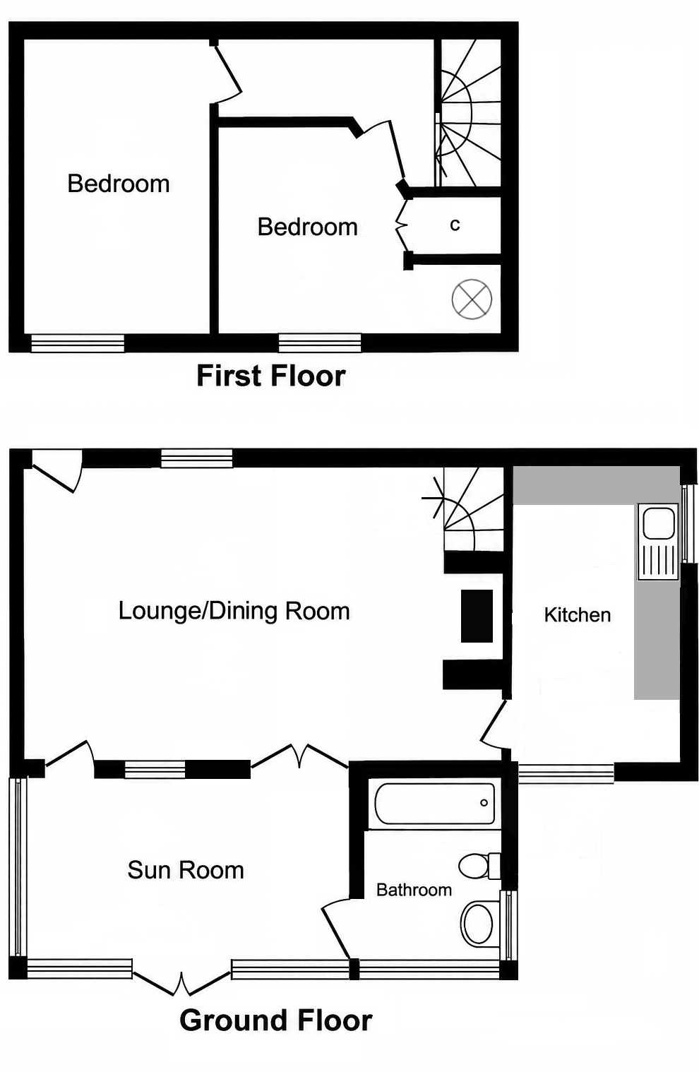 The Street, Knapton floorplan