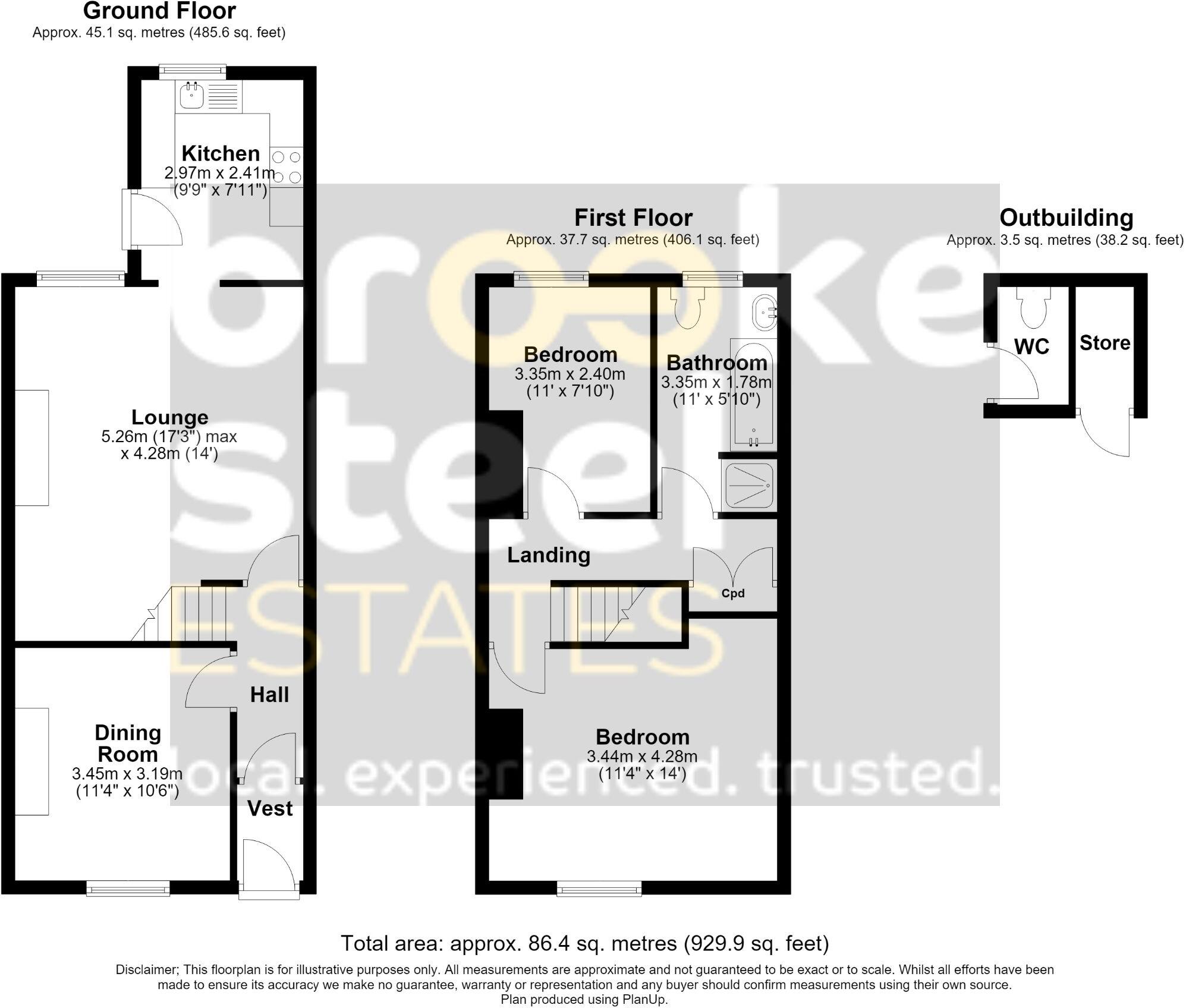 Lynwood Avenue, Darwen floorplan