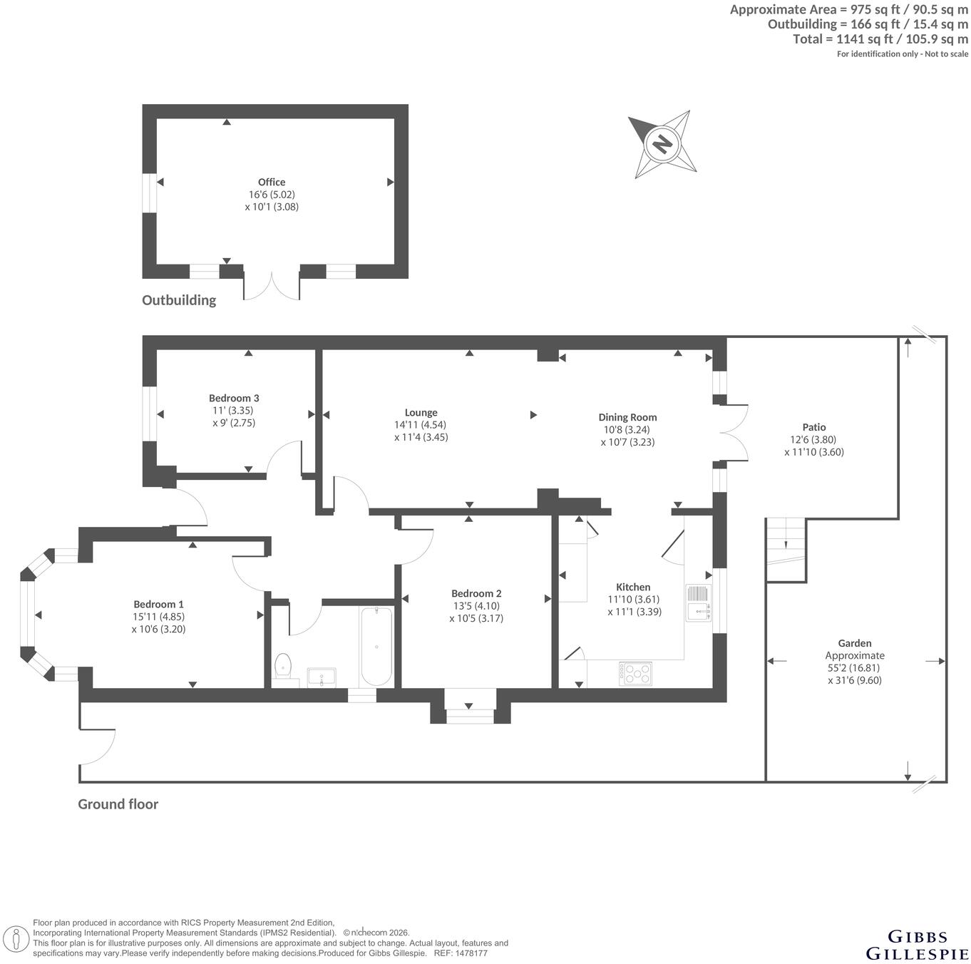 Highland Road, Northwood, Middlesex floorplan