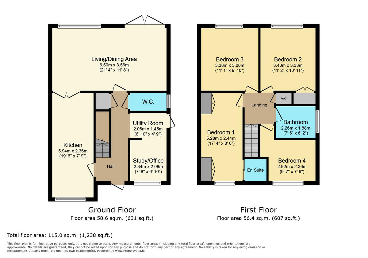 Watson Close, Warwick, CV34 floorplan