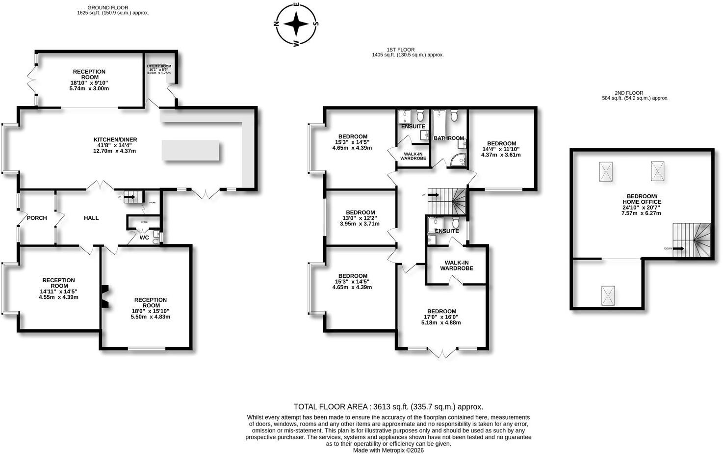 12 Noctorum Road, Noctorum, Wirral, CH43 9UG floorplan