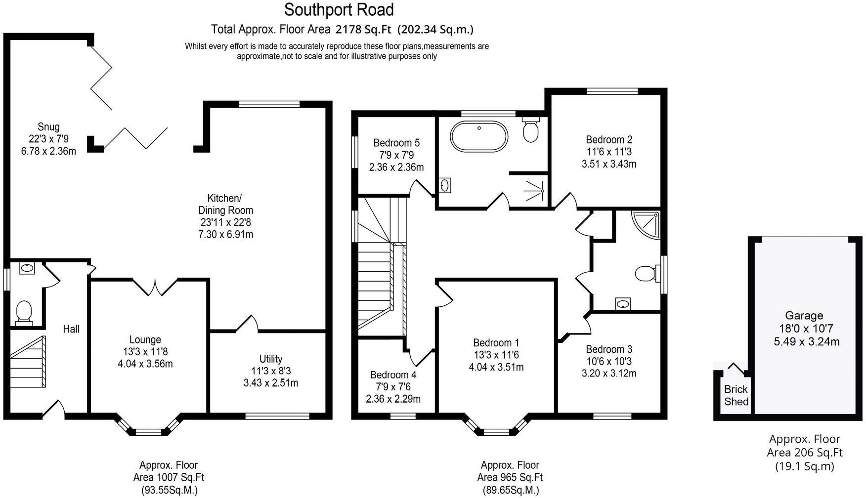 Southport Road, Scarisbrick, PR8 floorplan