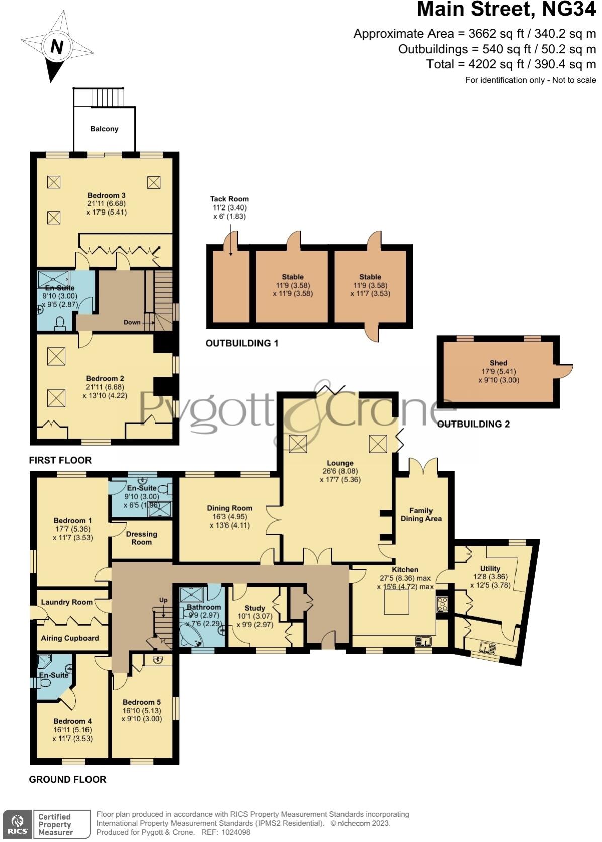 Main Street, South Rauceby, Sleaford, Lincolnshire, NG34 floorplan