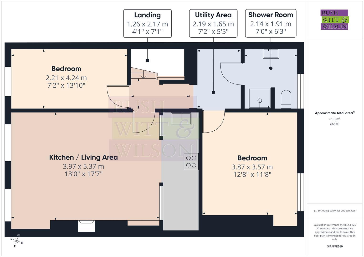 Saxon Road, Hastings floorplan