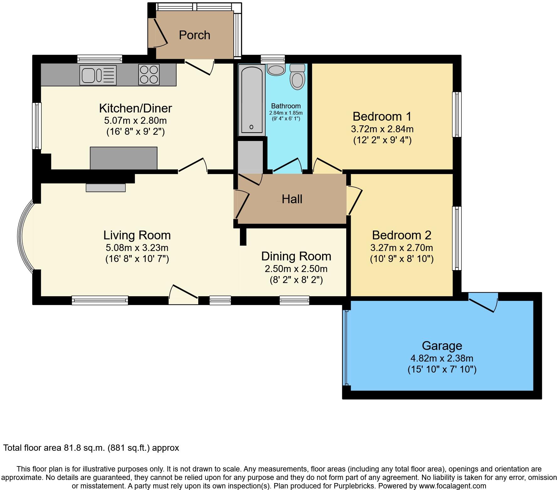 Elmsfield Avenue, Heanor, DE75 floorplan