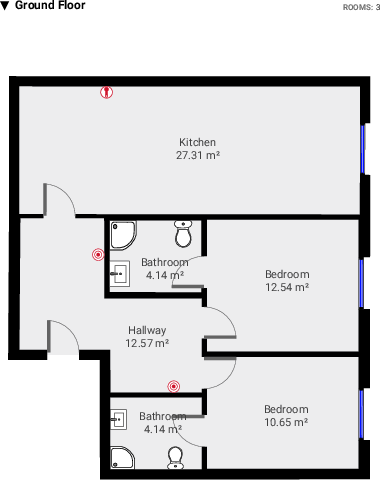 Canal House, Loughborough floorplan