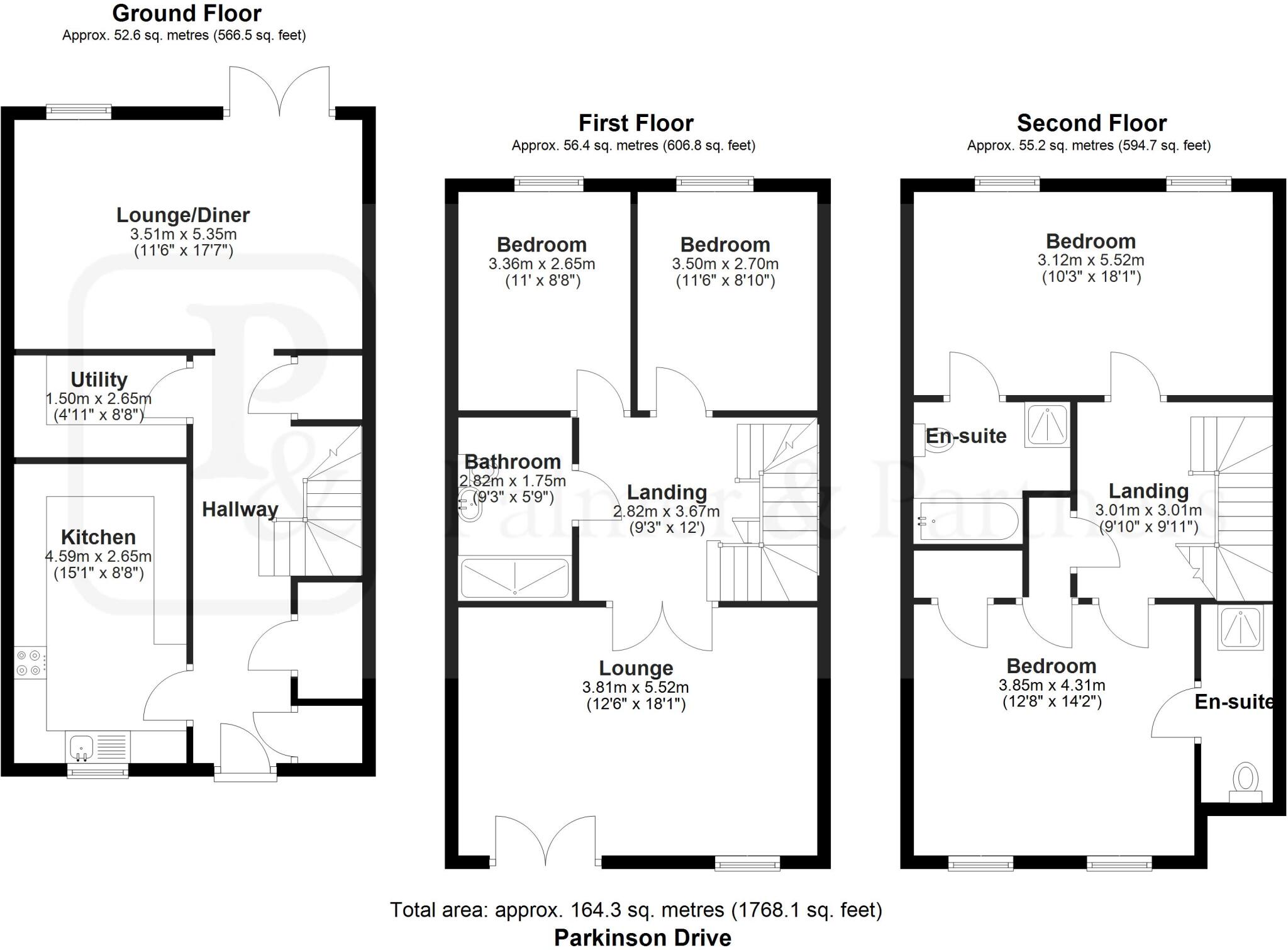 Parkinson Drive, Chelmsford, Essex, CM1 floorplan