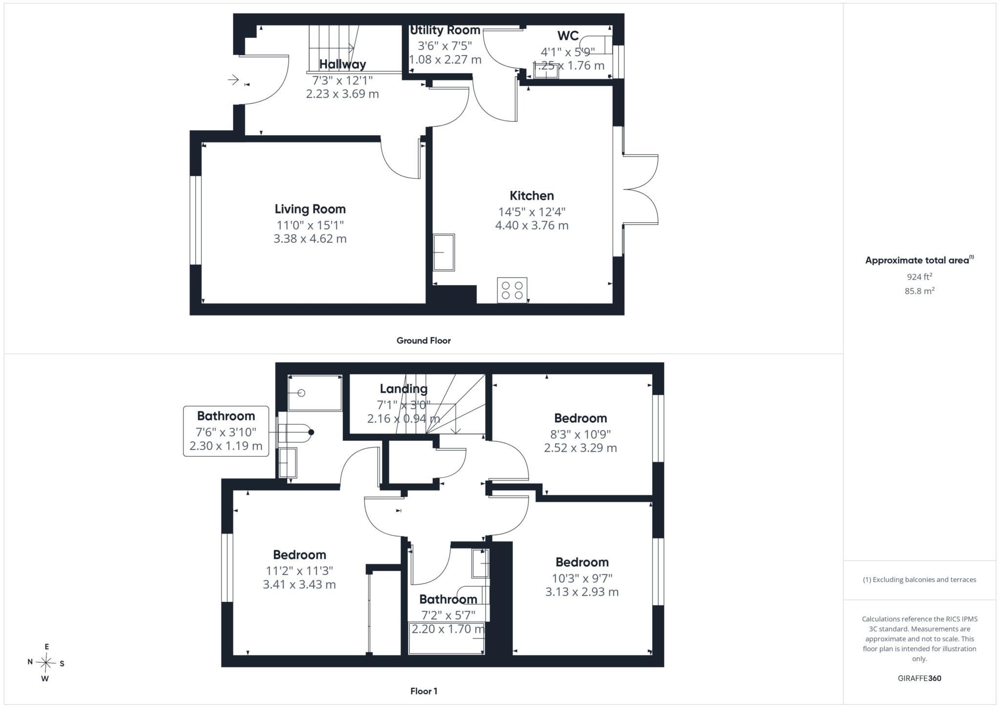 Rookery Piece, Haddenham floorplan