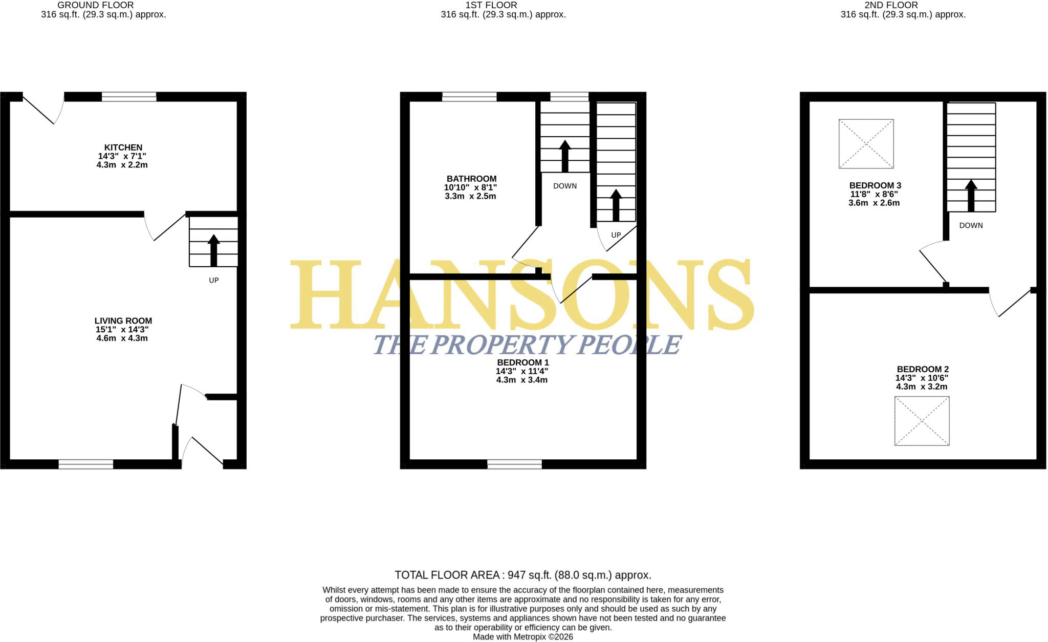 Gledhill Street, Todmorden floorplan
