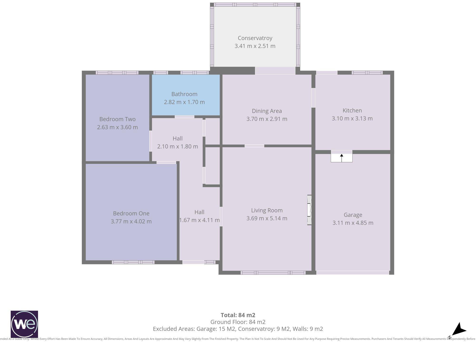 Glasfryn, Henllan, LL16 floorplan