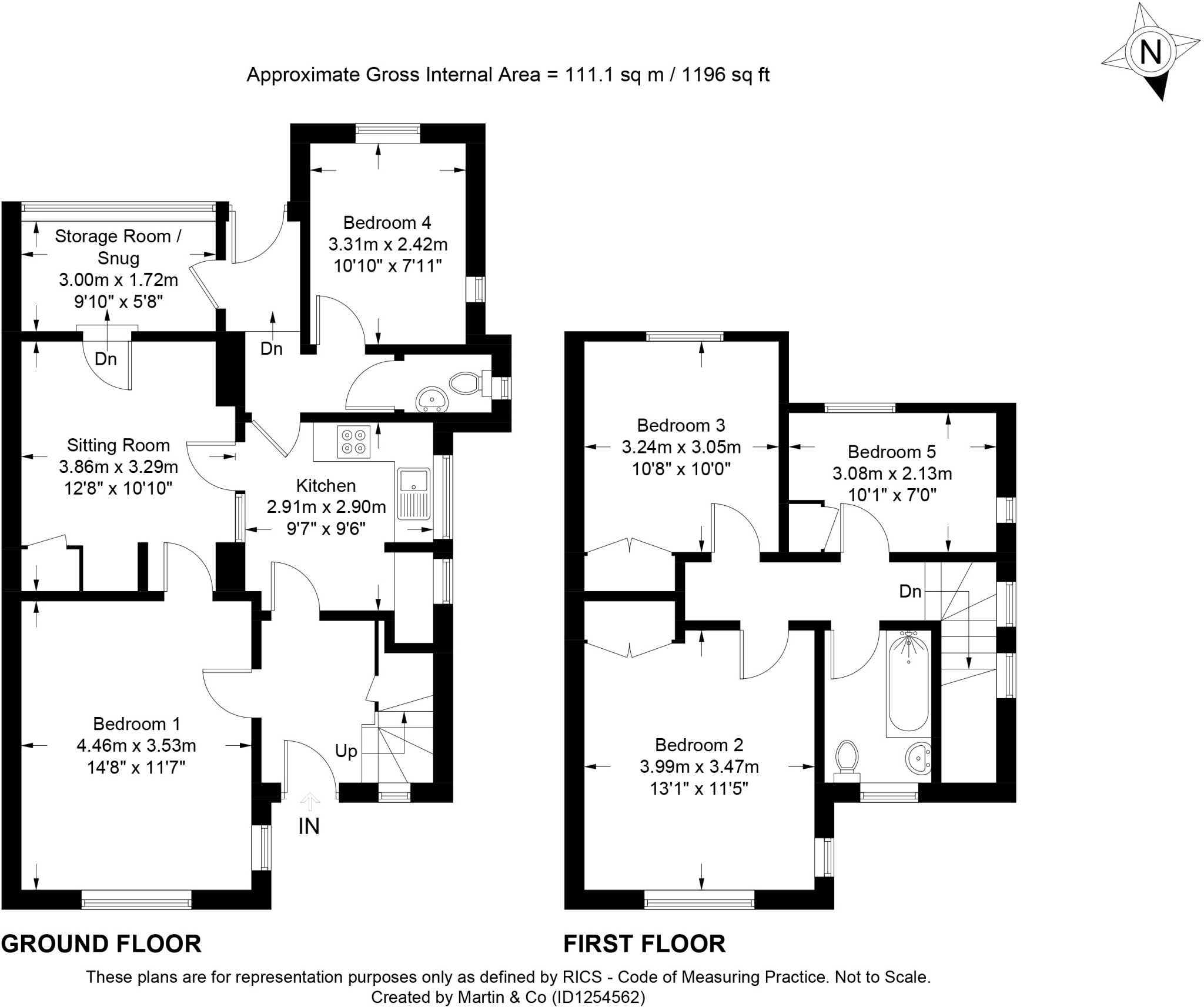 Stanmore Lane, Winchester floorplan