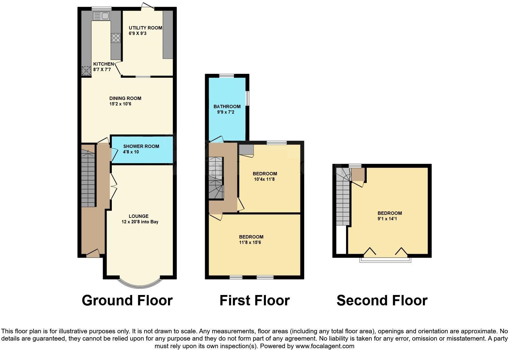 Kings Road, Brentwood, CM14 floorplan