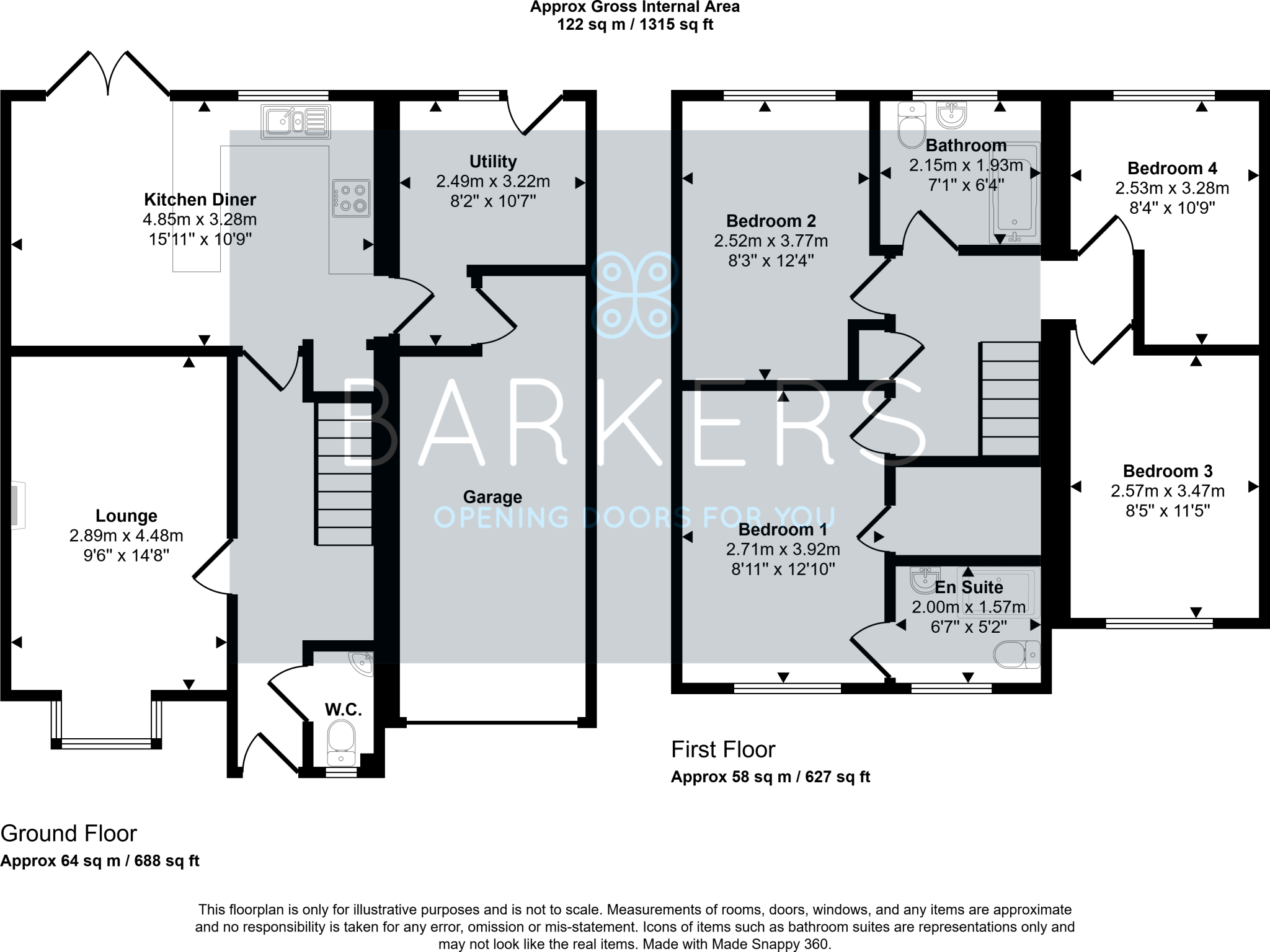 Teasel Close, Oakenshaw floorplan