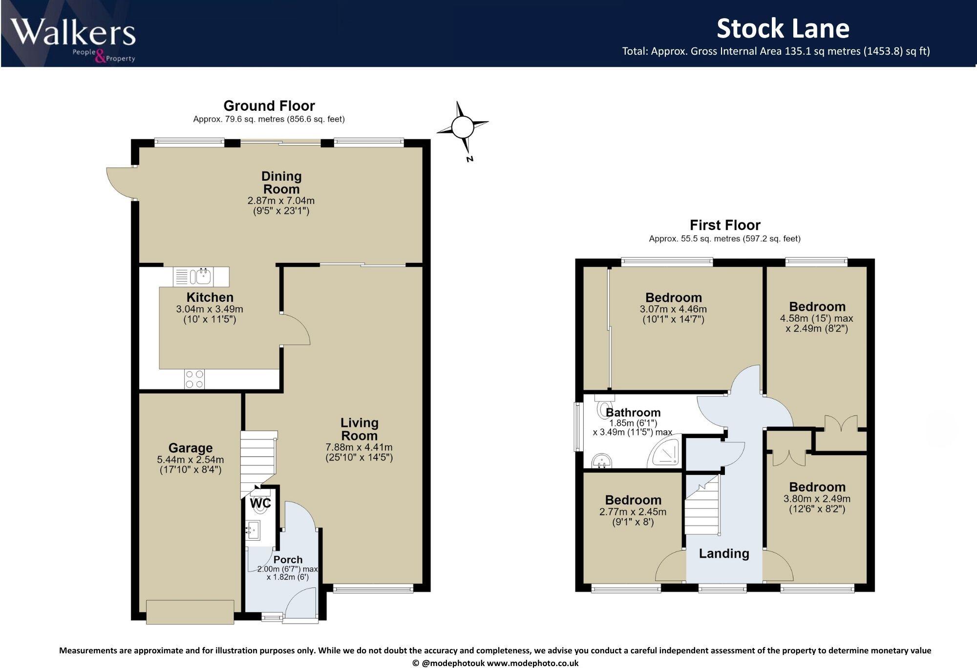 Stock Lane, Ingatestone floorplan
