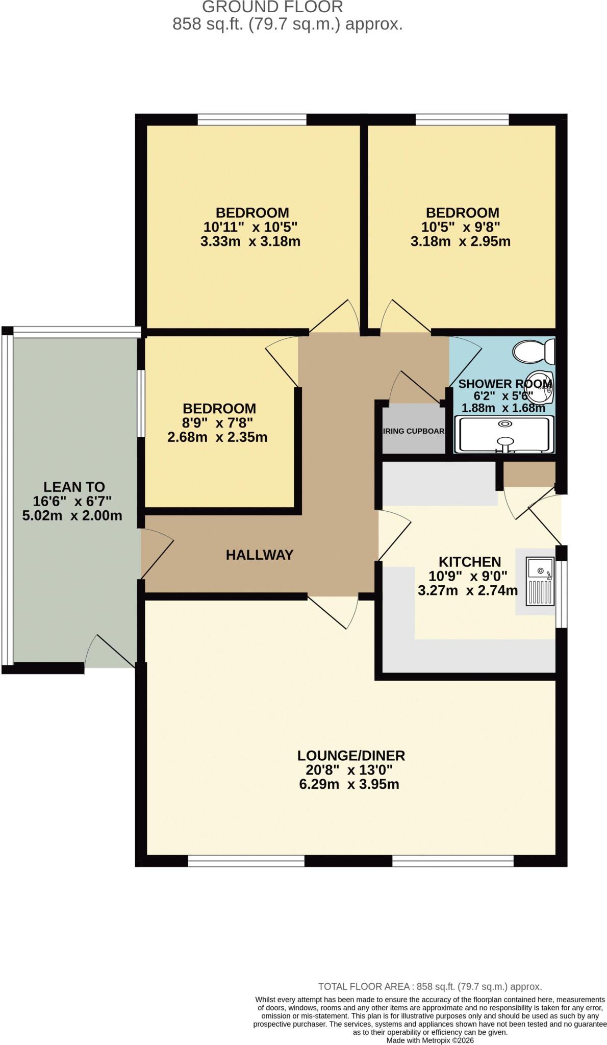 Sonja Crest, Immingham floorplan