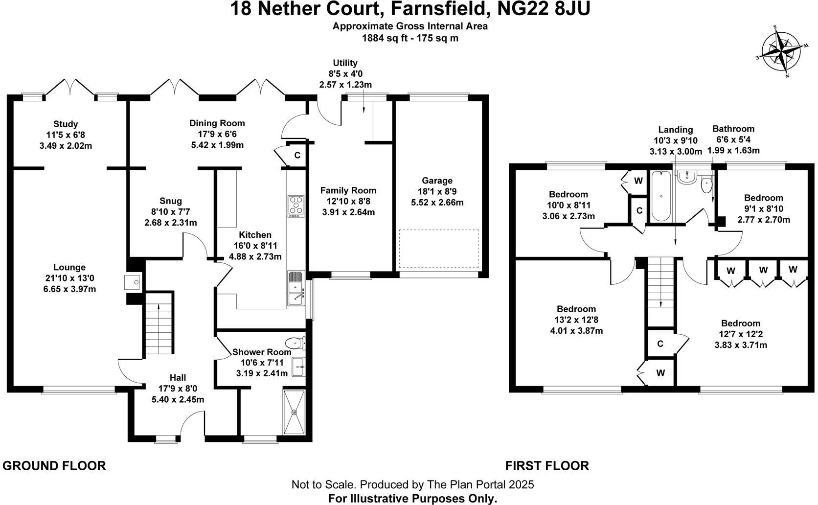 Nether Court Farnsfield floorplan