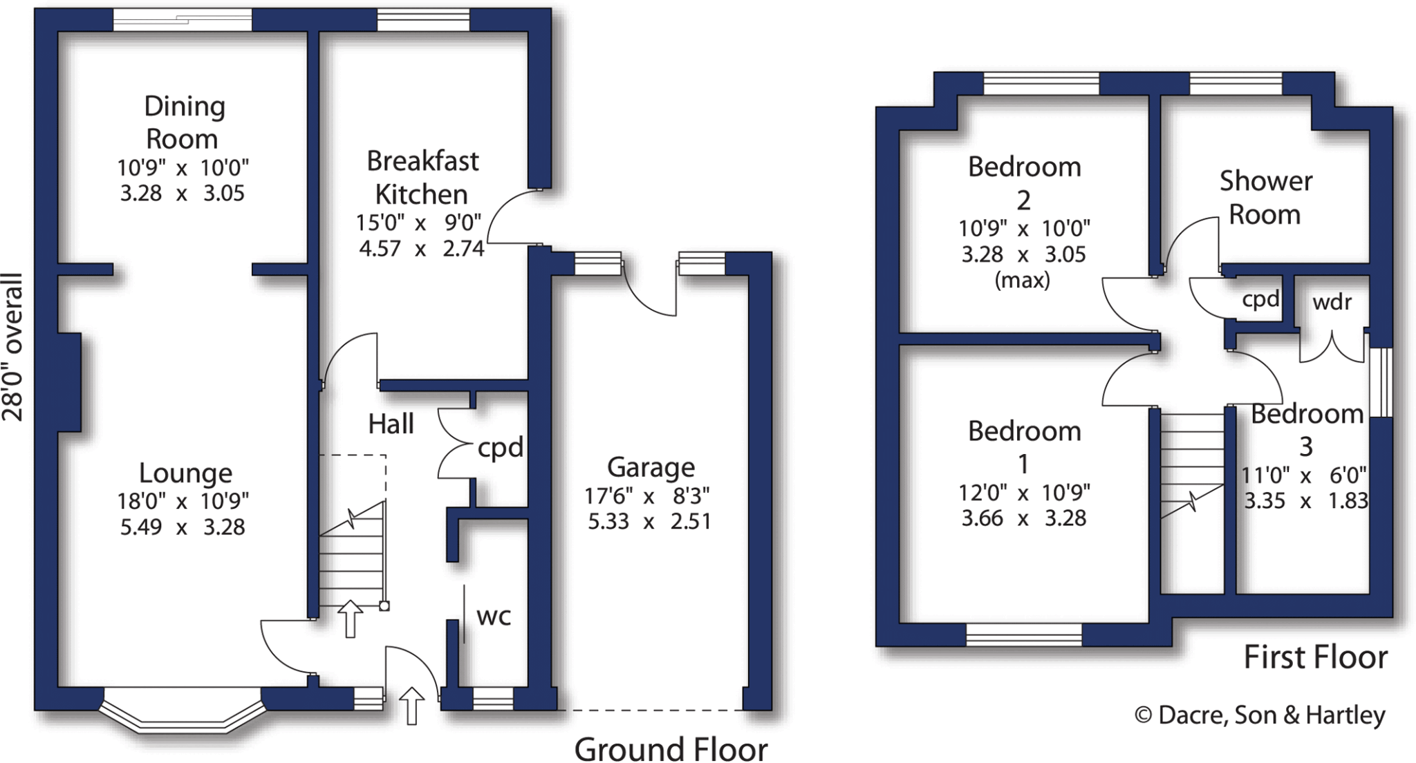 Lairum Rise, Clifford, Wetherby, West Yorkshire, LS23 floorplan