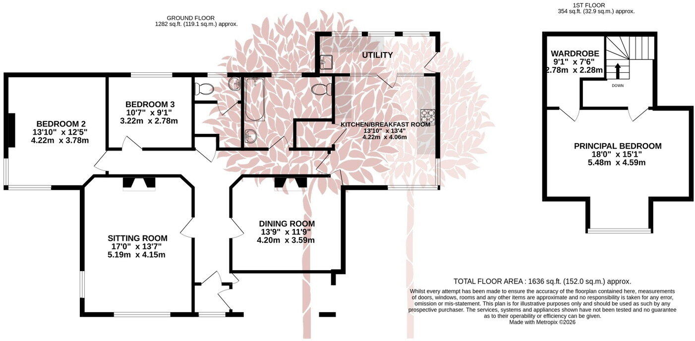 Hillside, Axbridge floorplan