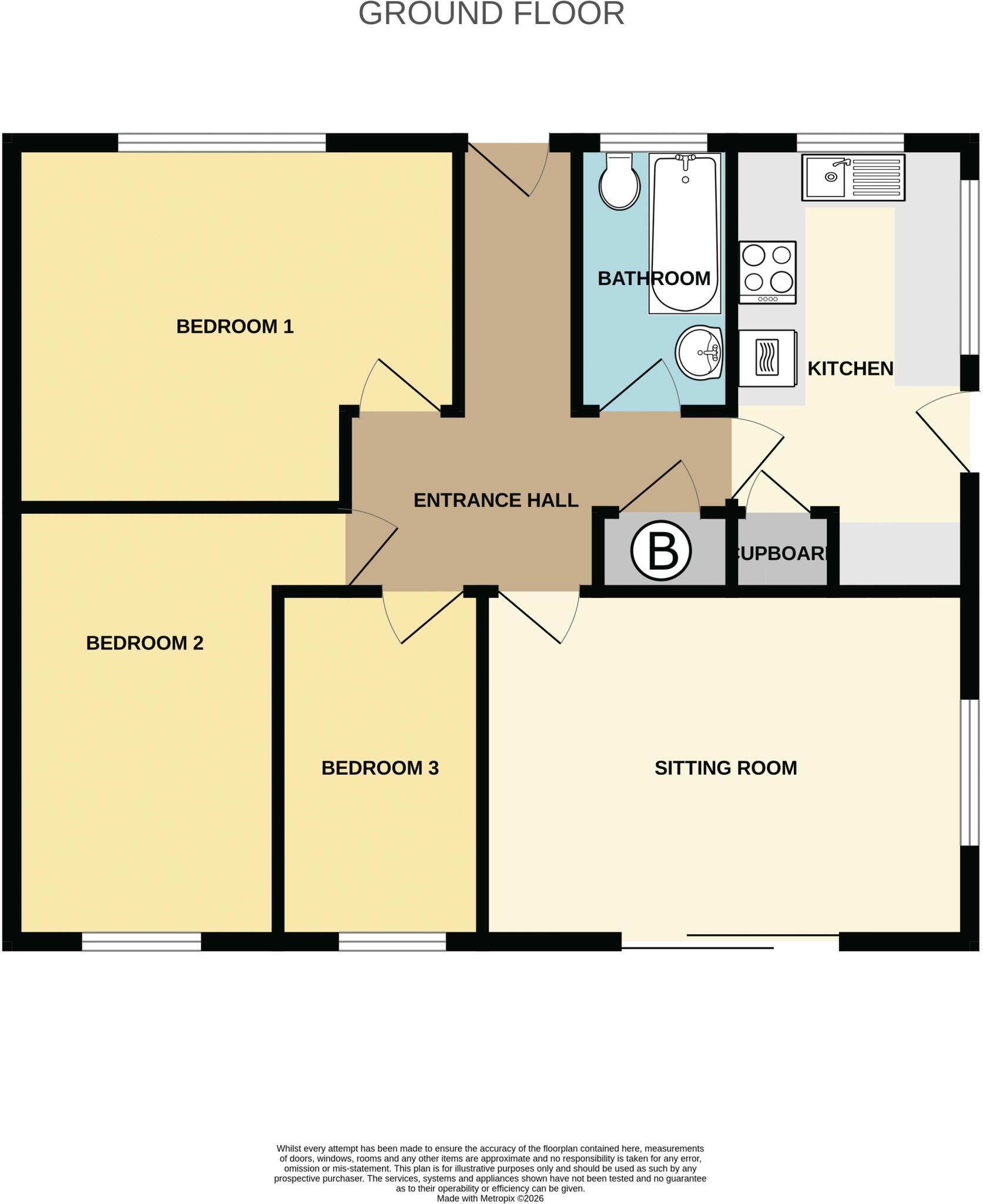 West View, Taunton floorplan