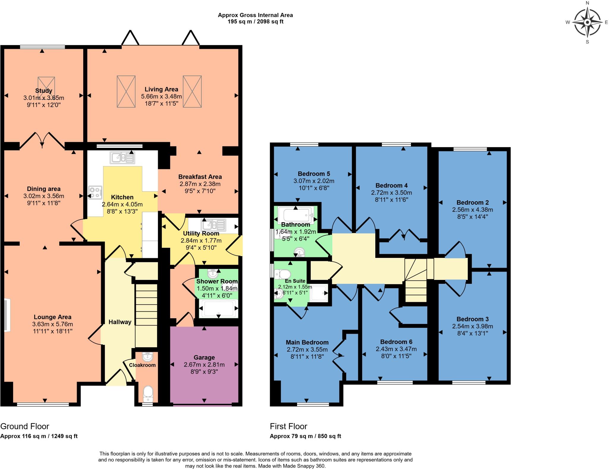 18, Robinson Way, Burbage floorplan
