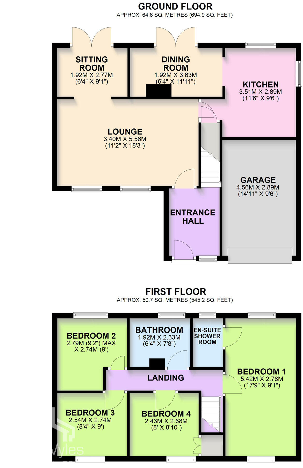 South Hey, Ansdell, floorplan