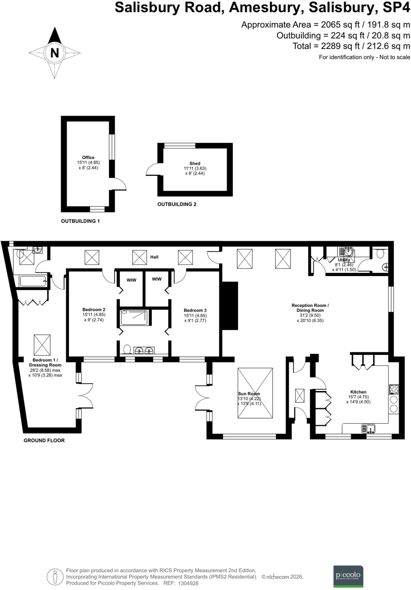 41A Salisbury Road, Amesbury, SP4 floorplan