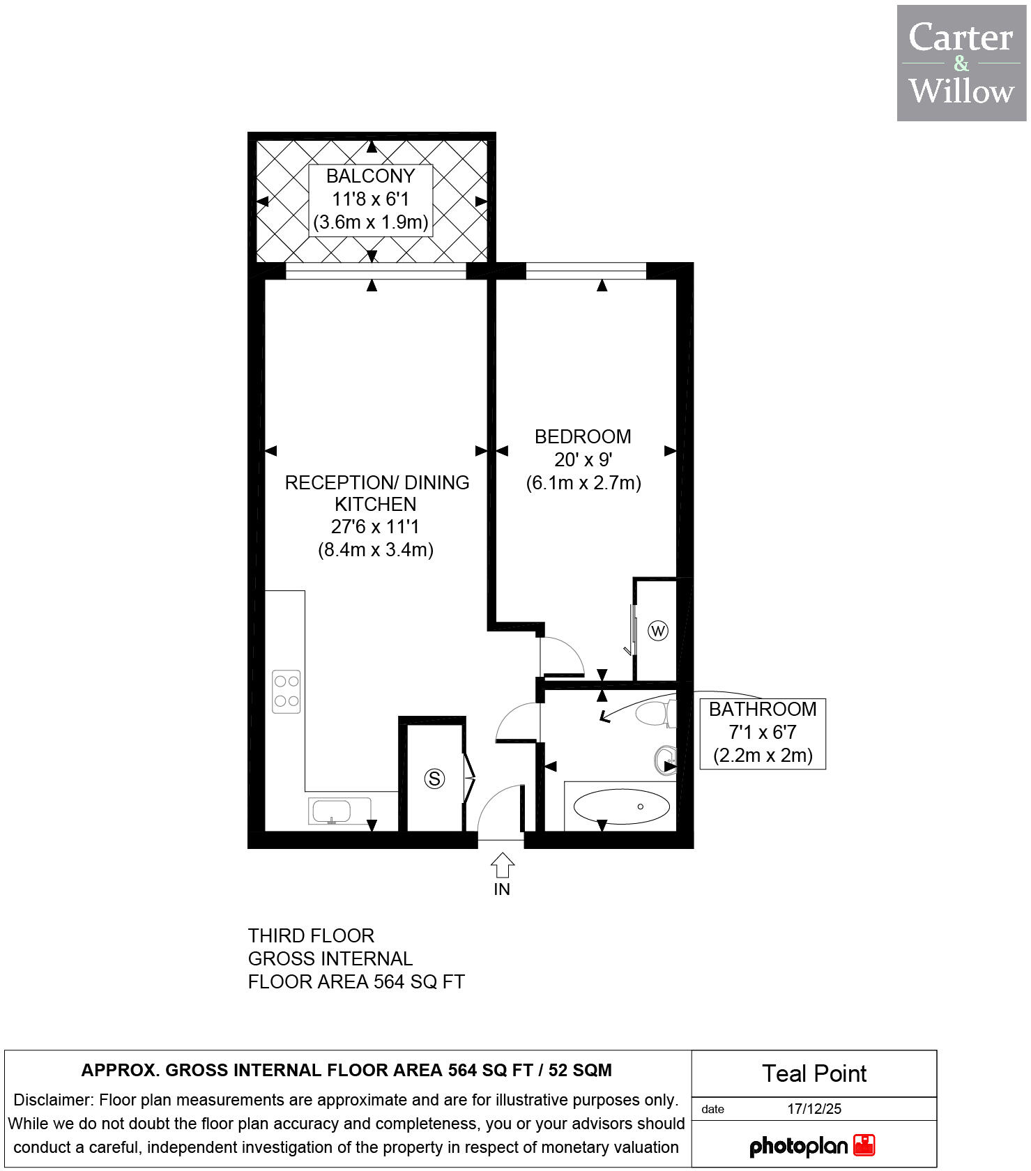 Teal Point, Drydock Square, Barking floorplan