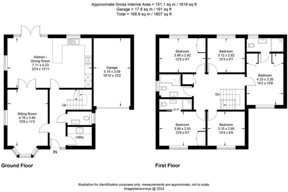 Parkside Close, Heathfield, East Sussex, TN21 8FQ floorplan