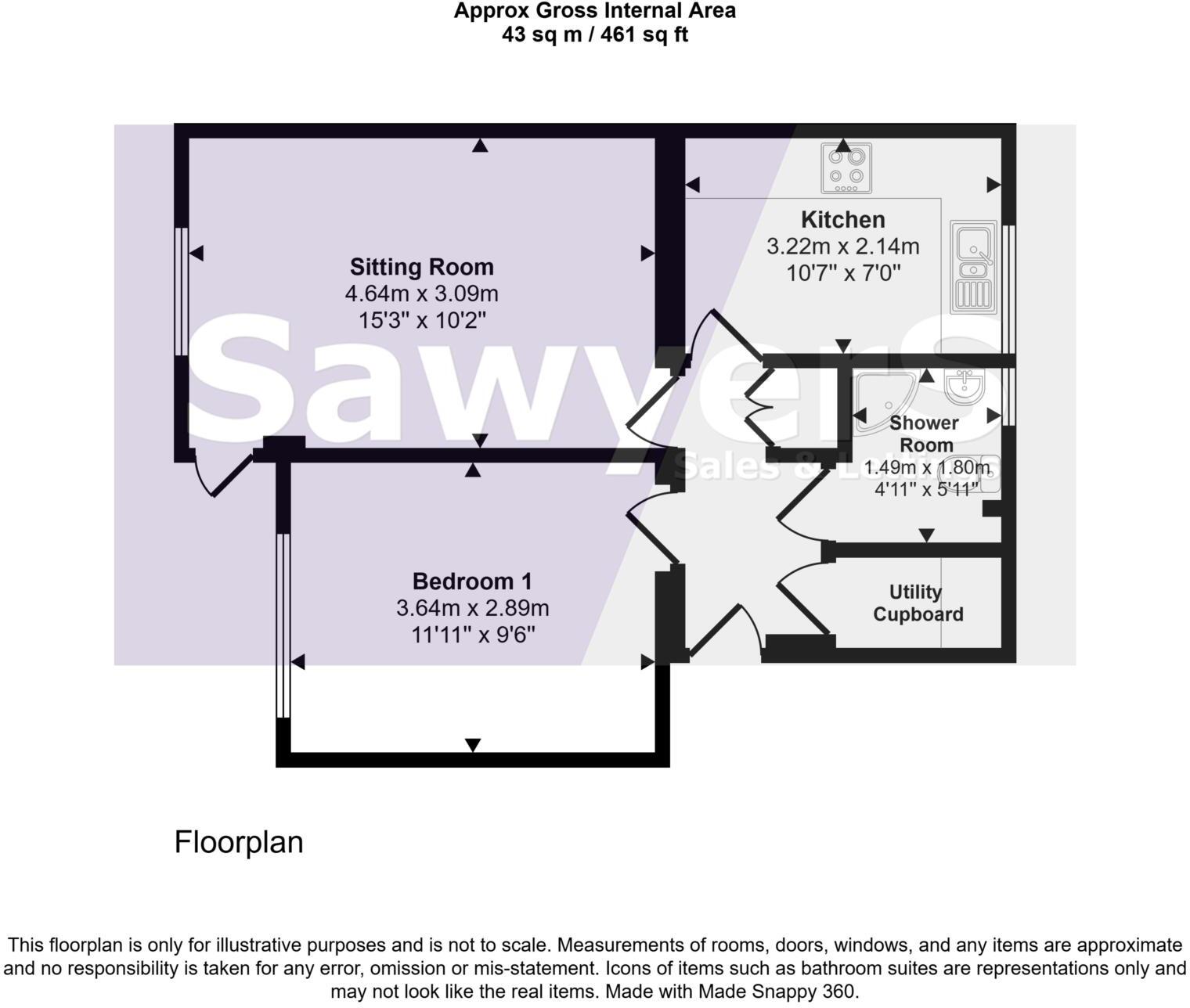 Archway Gardens, Paganhill, Stroud floorplan