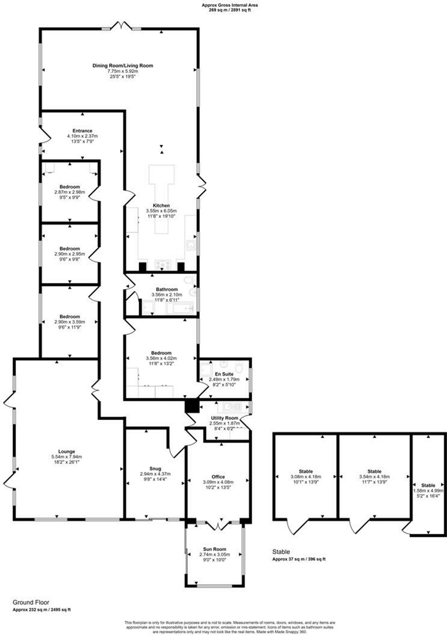 Llangynog, Carmarthen, SA33 floorplan