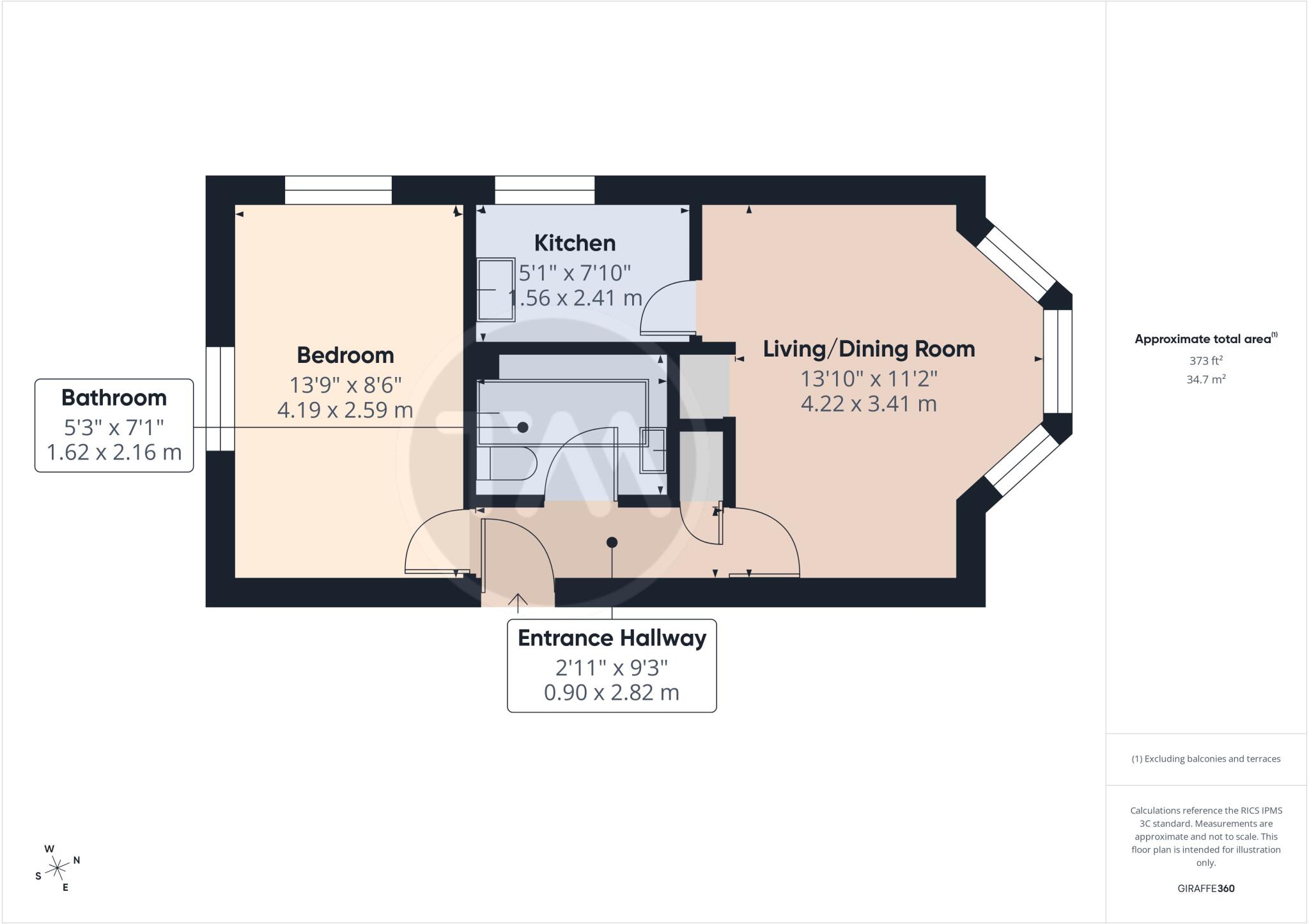 Ware Road, St. Neots, Cambridgeshire, PE19 floorplan
