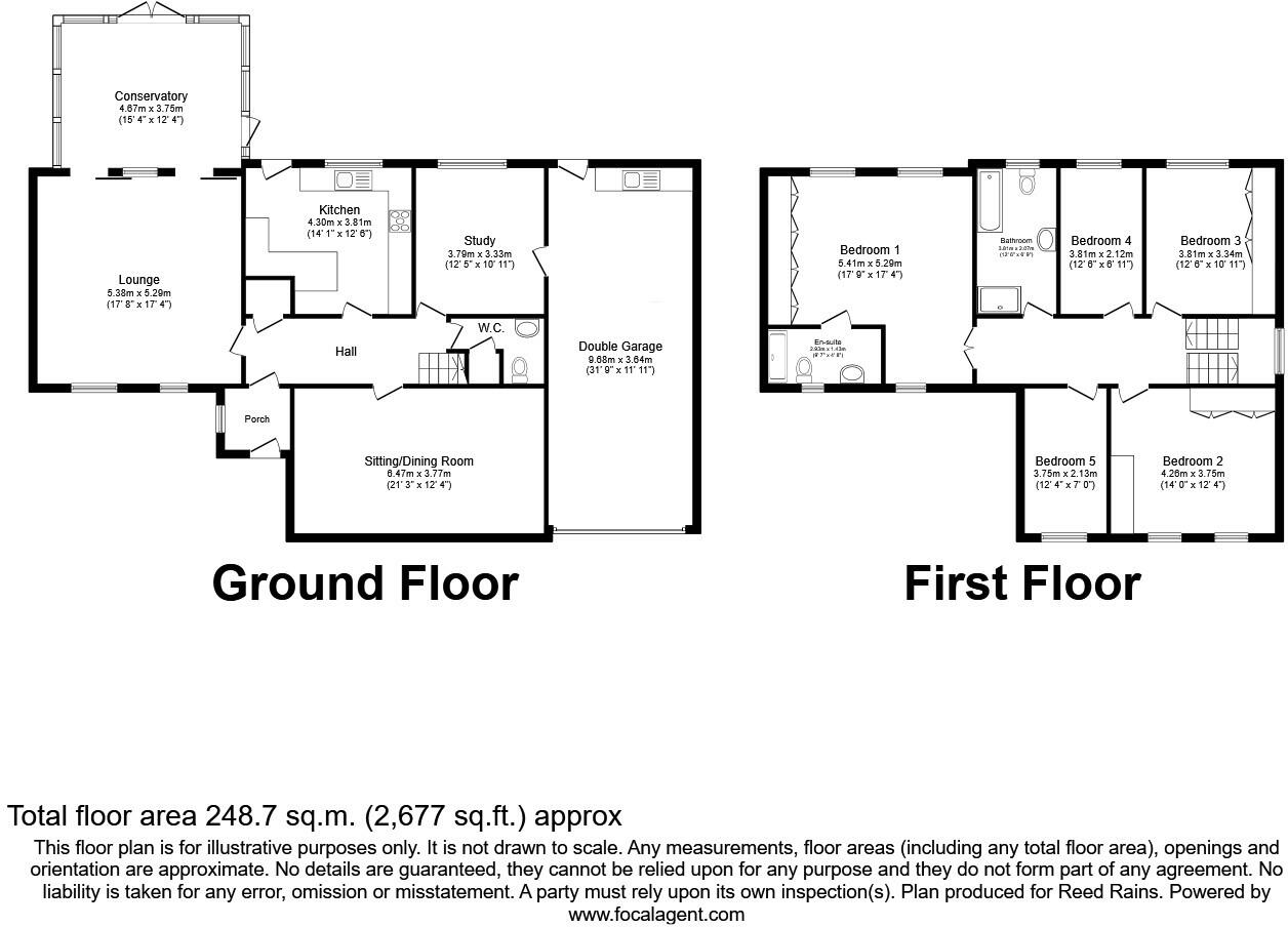 Church Walk, Euxton, Chorley, Lancashire, PR7 floorplan