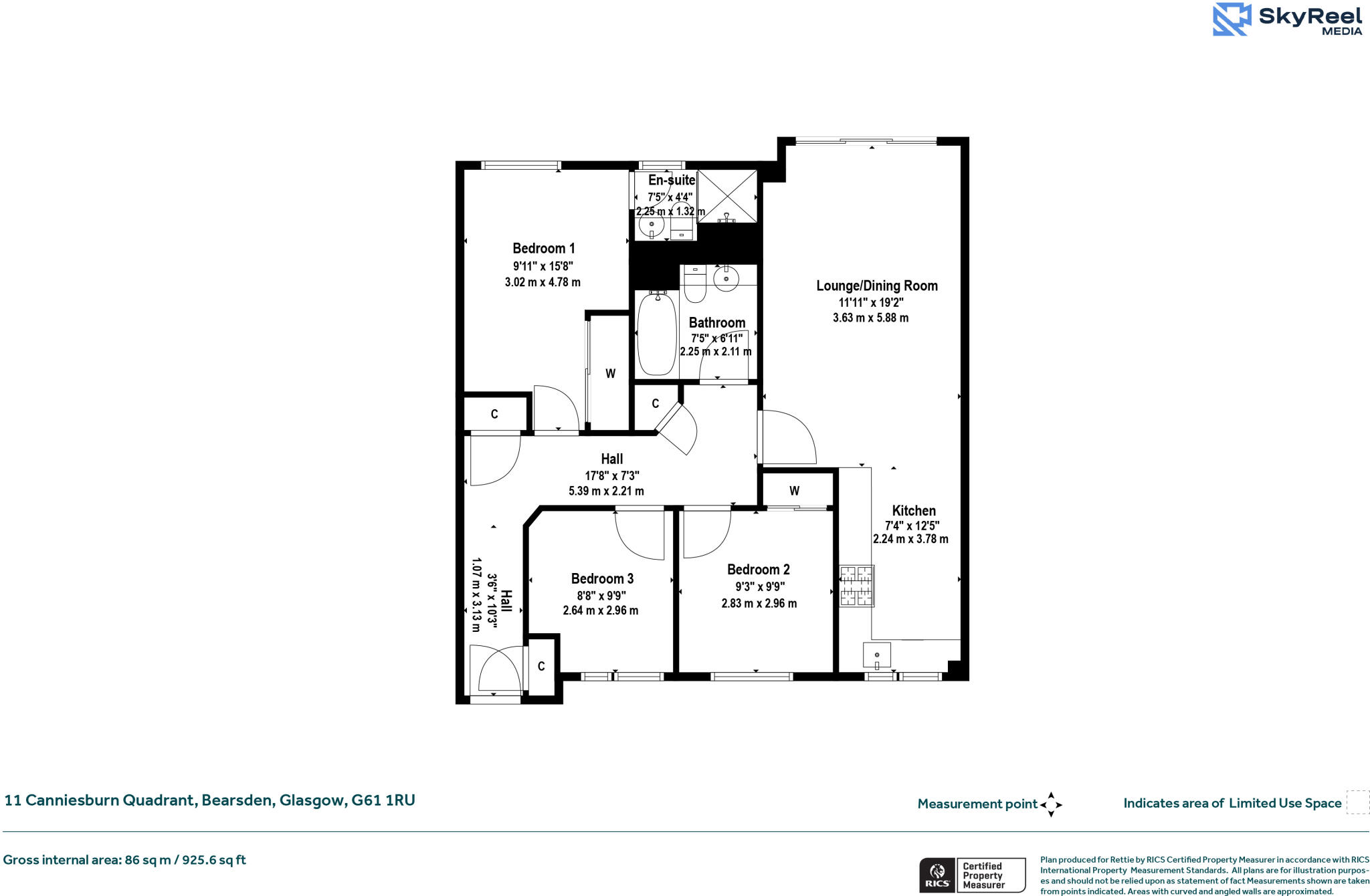 Canniesburn Quadrant, Bearsden, Glasgow, East Dunbartonshire floorplan