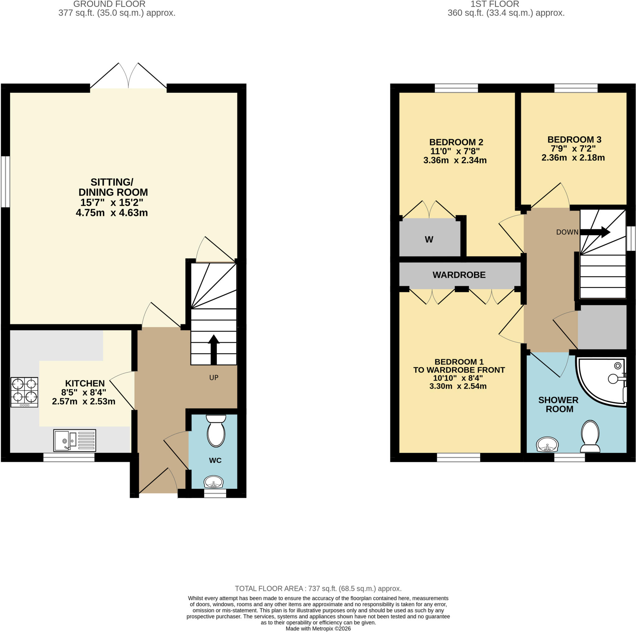 Bakers Court, South Petherton, TA13 floorplan