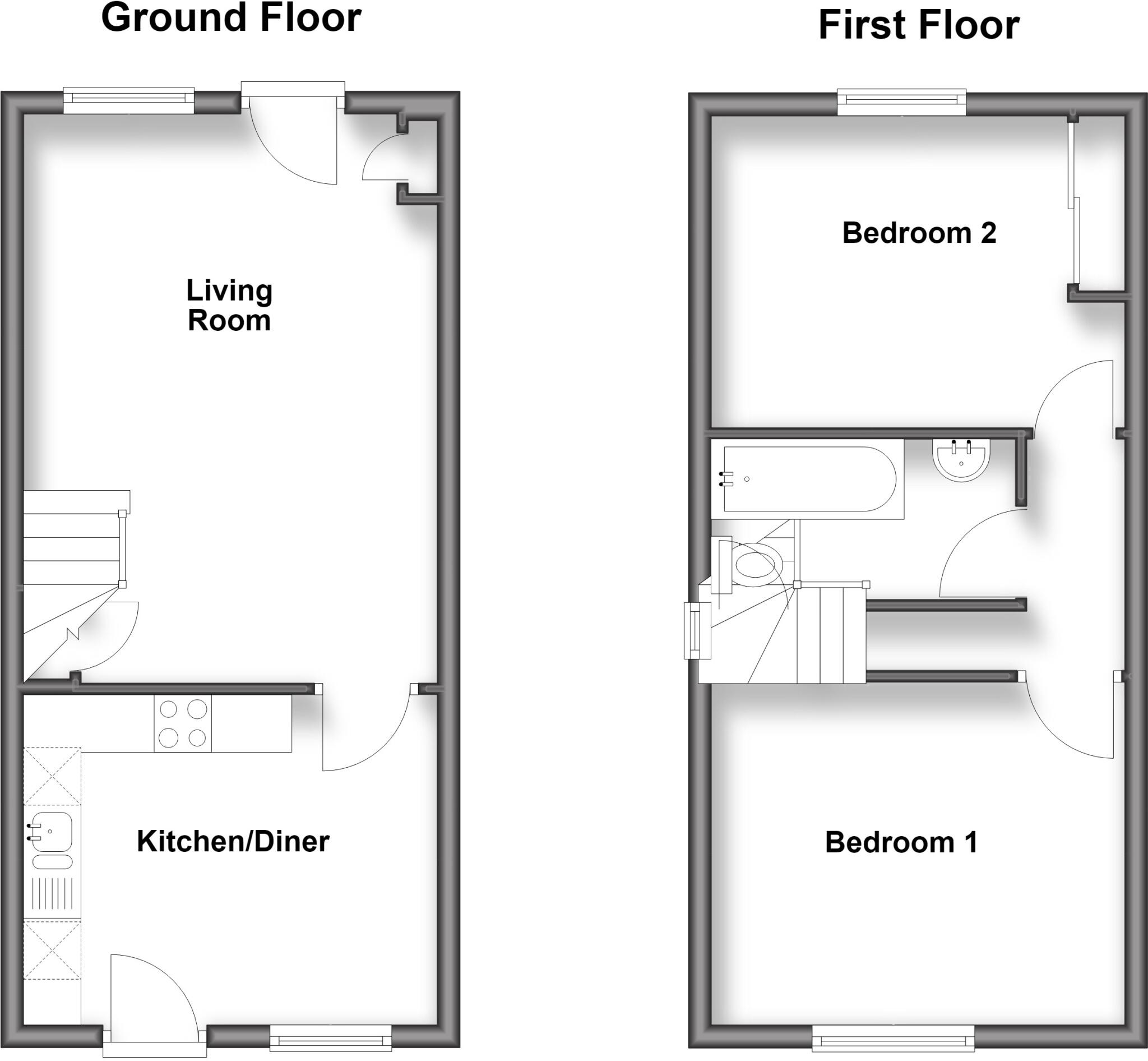Gorham Drive Downswood ME15 floorplan