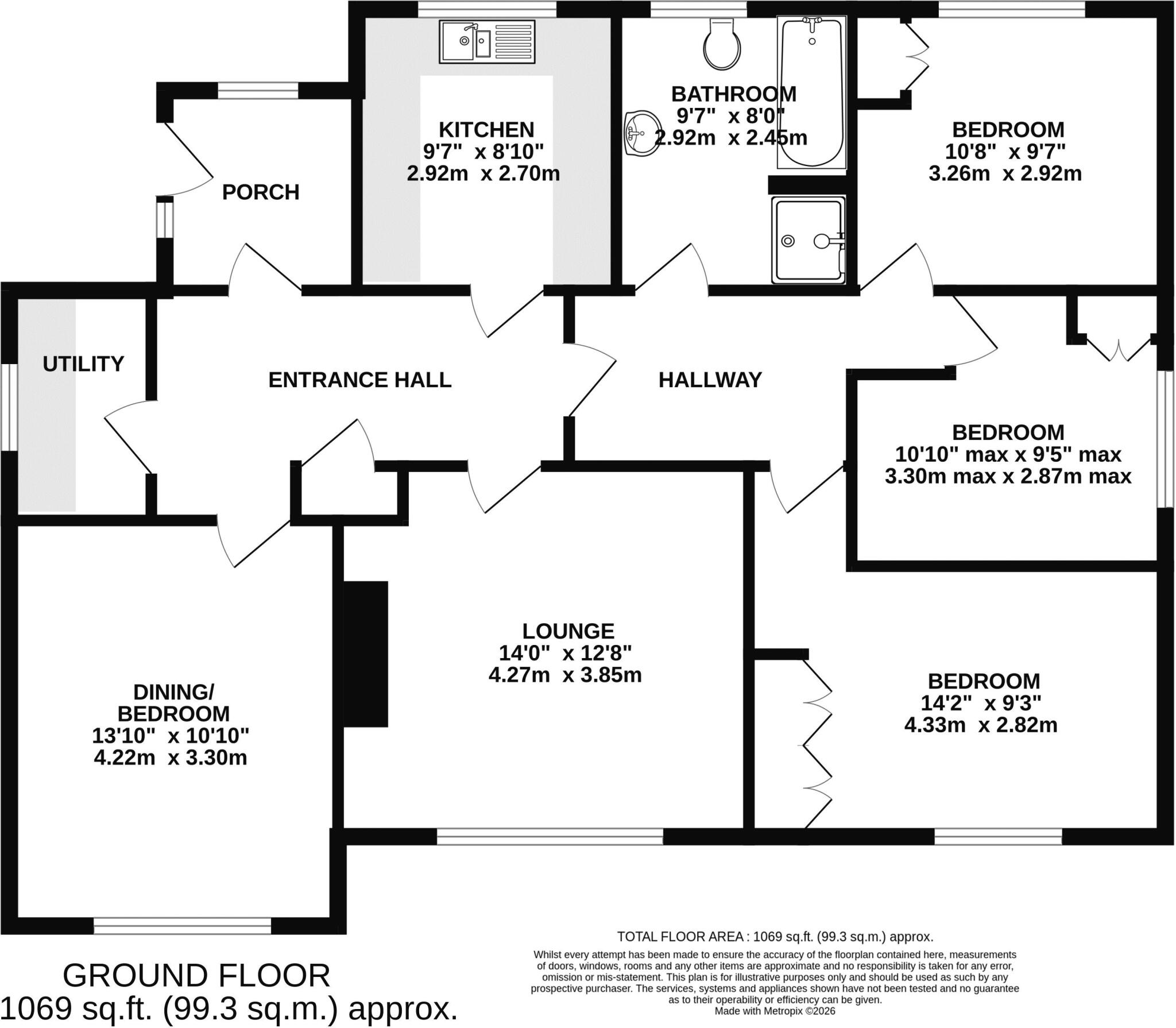 Buslingthorpe Road, Market Rasen floorplan